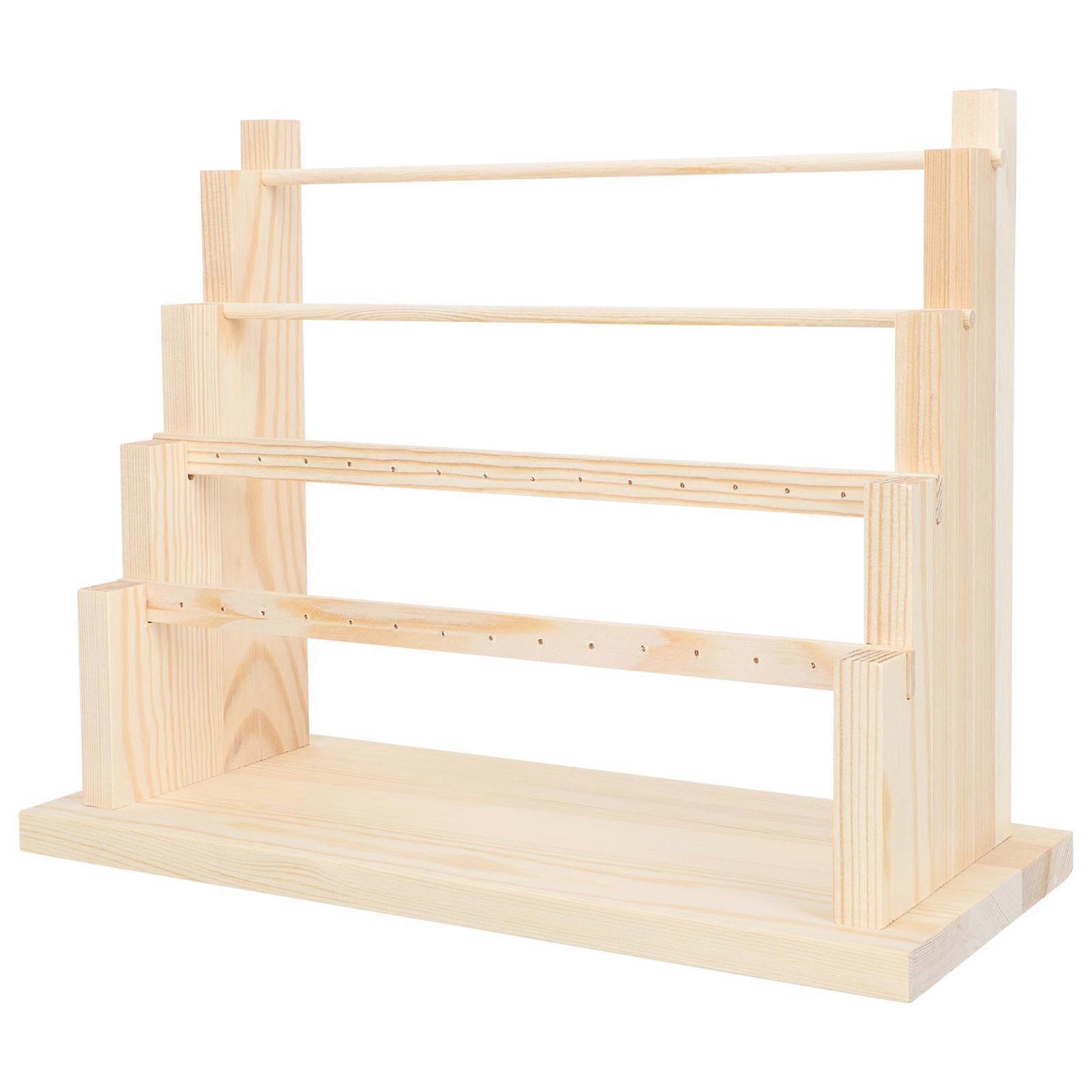 Display Rack for Storing 2Pcs Wooden Bracelet Display Racks Jewelry Organizer