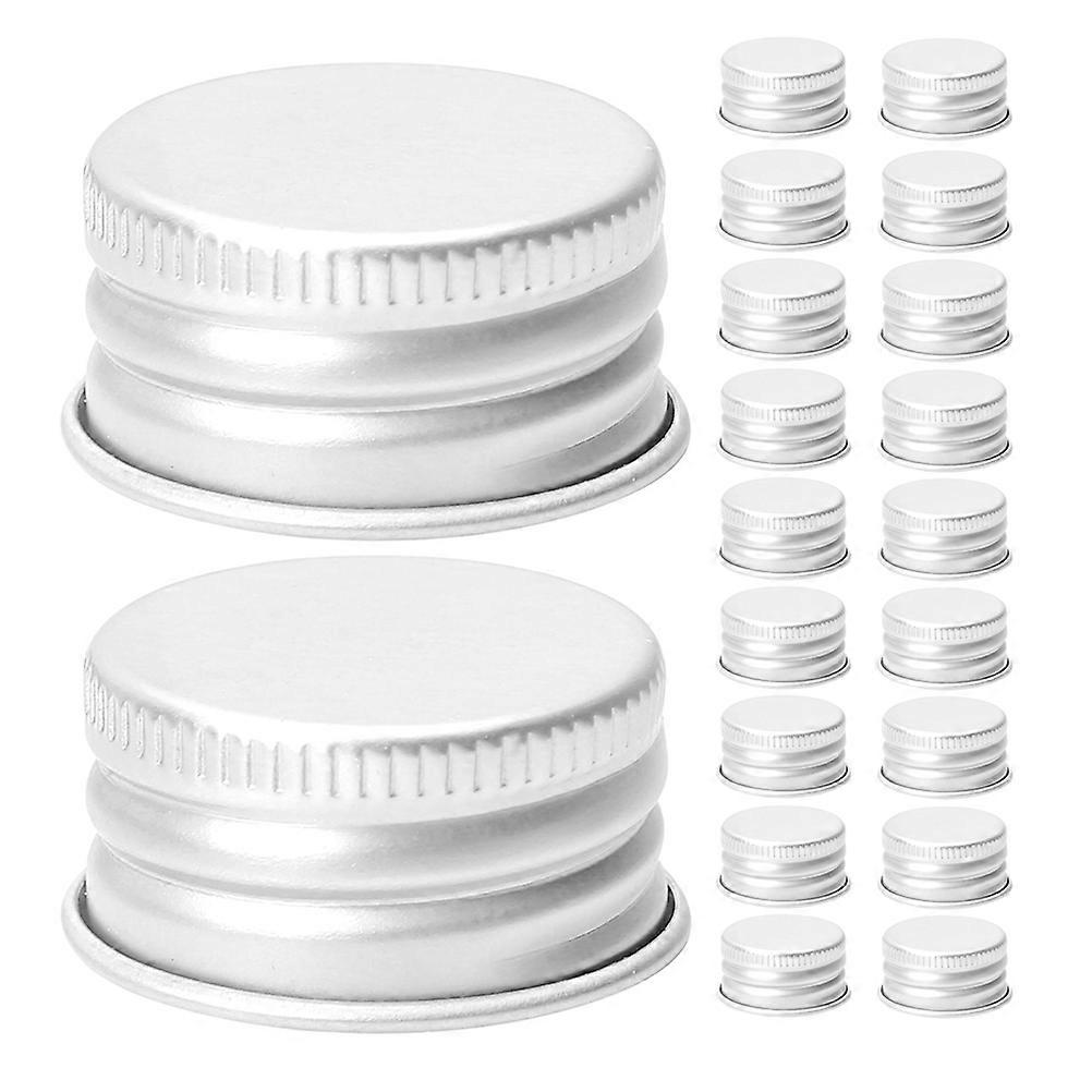 Threaded Aluminum Bottle Caps for Seal Containment 100Pcs