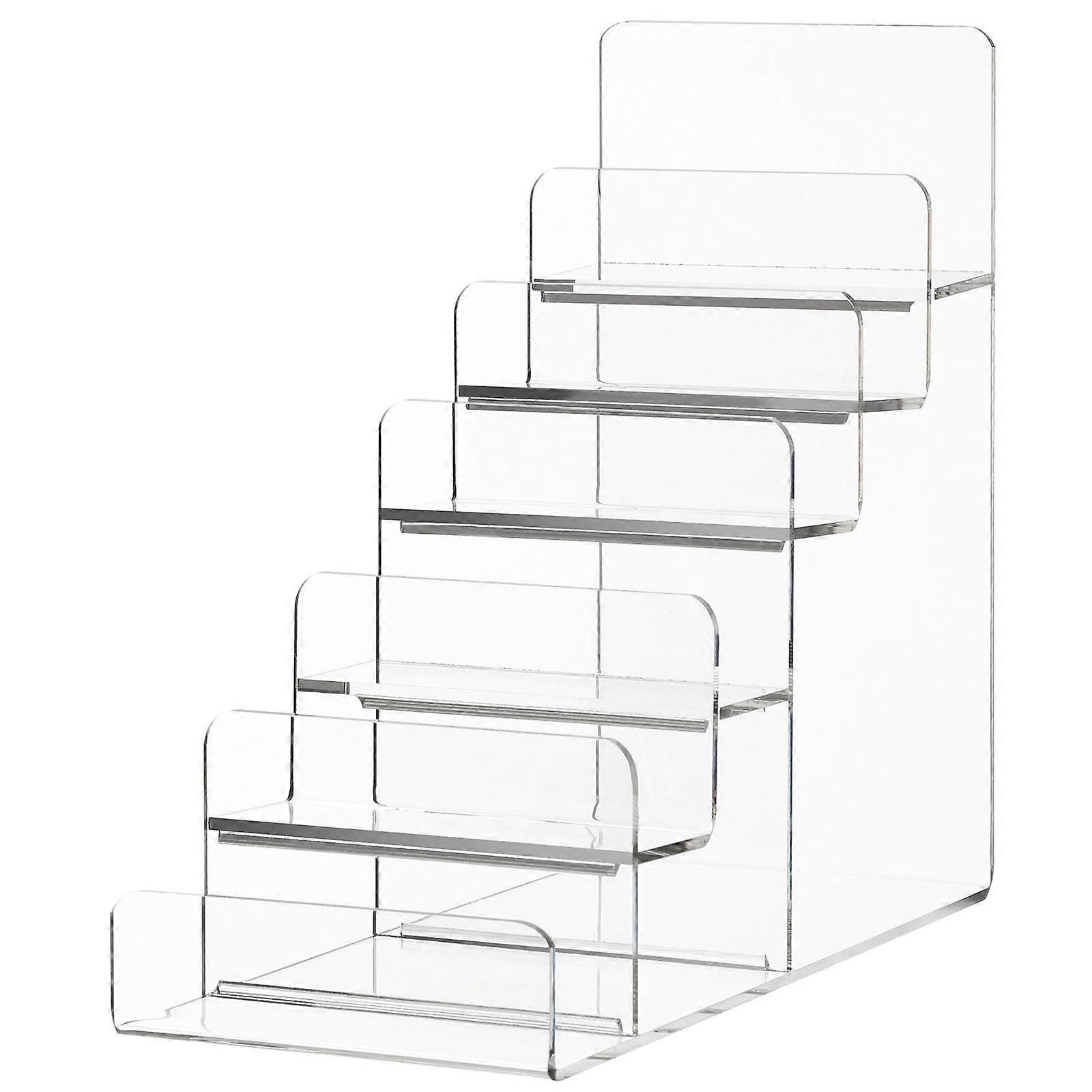 Wallet Organizer Acrylic Purse Display Stand for Desktop 4Pcs Holder