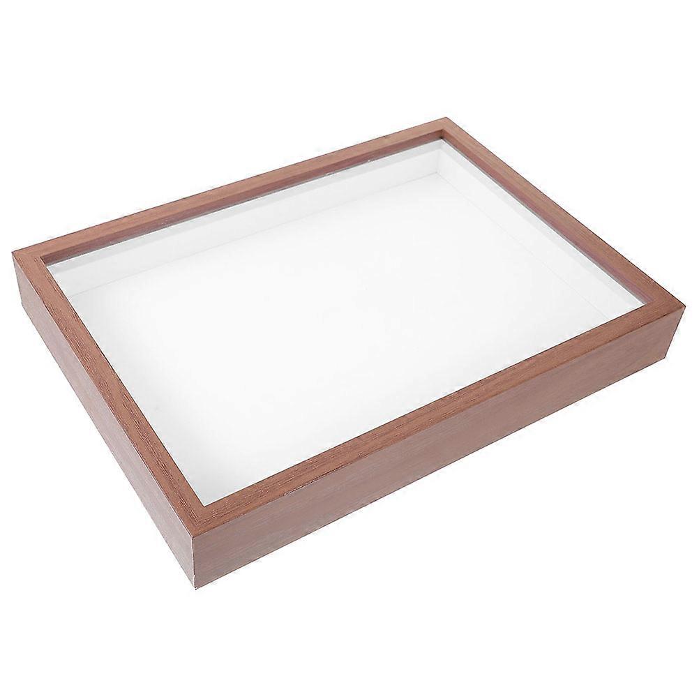 Wooden Dried Flower Display Frame for DIY 3Pcs Photo Specimen Frames