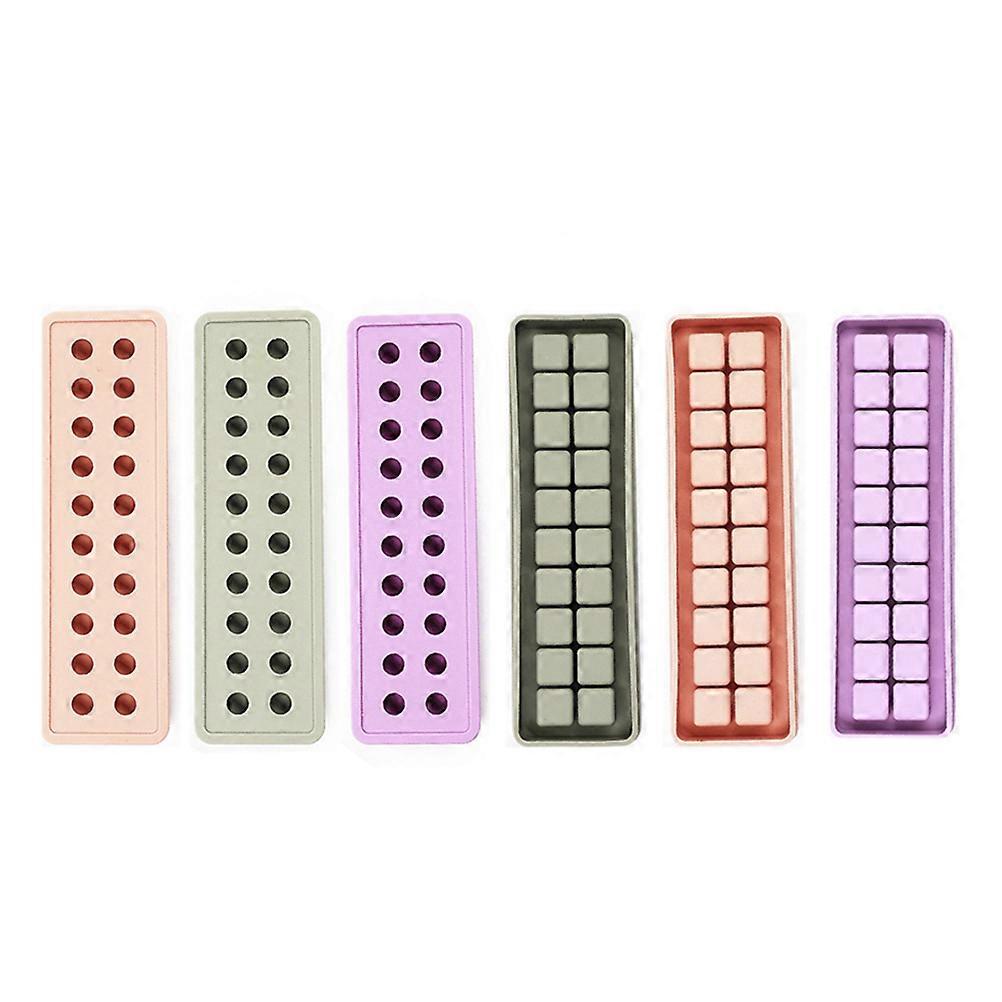 Apricot Pink Mini Sphere Ice Cube Tray Ideal For Summer Parties And Beverages Cooling With 20 Cavity Design 1Pc