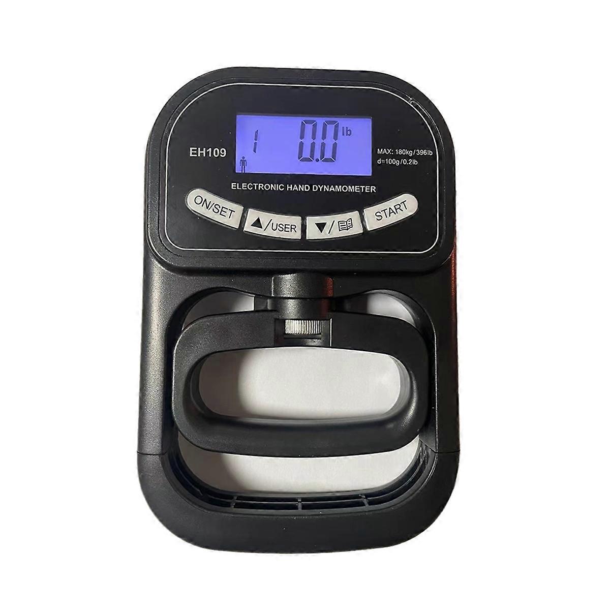 396Lbs/180Kg Grip Strength Tester Digital Hand Dynamometer Meter