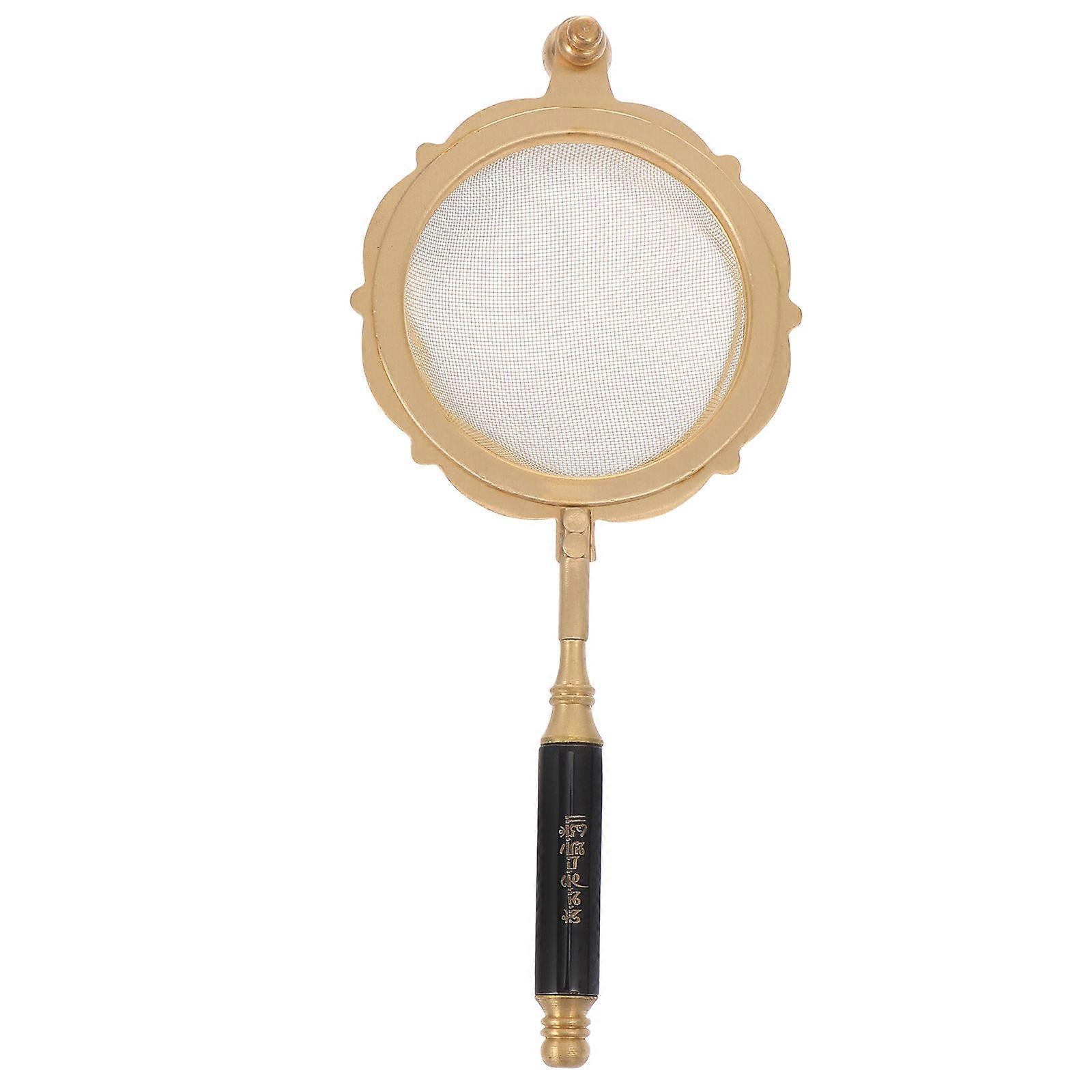 Tea Filter Mesh Filter with Handle for Home Use 3 Pieces
