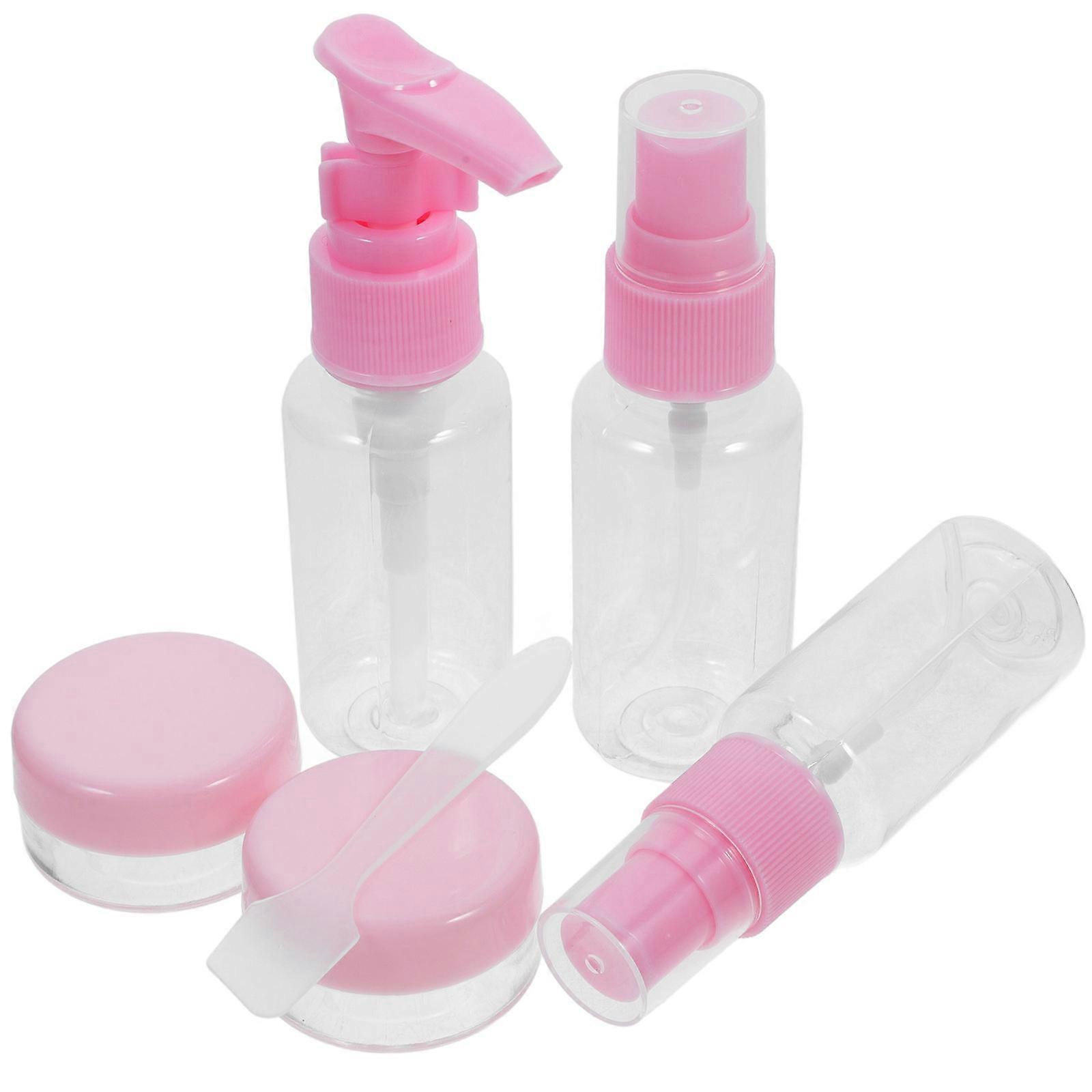 Travel Bottles Containers with Spray Function for Lotion 3Pcs Pink