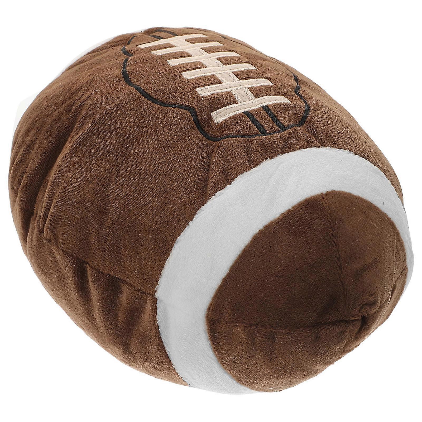 Stuffed Football Pillow Plush Toy For Car Use Assorted Color 1Set