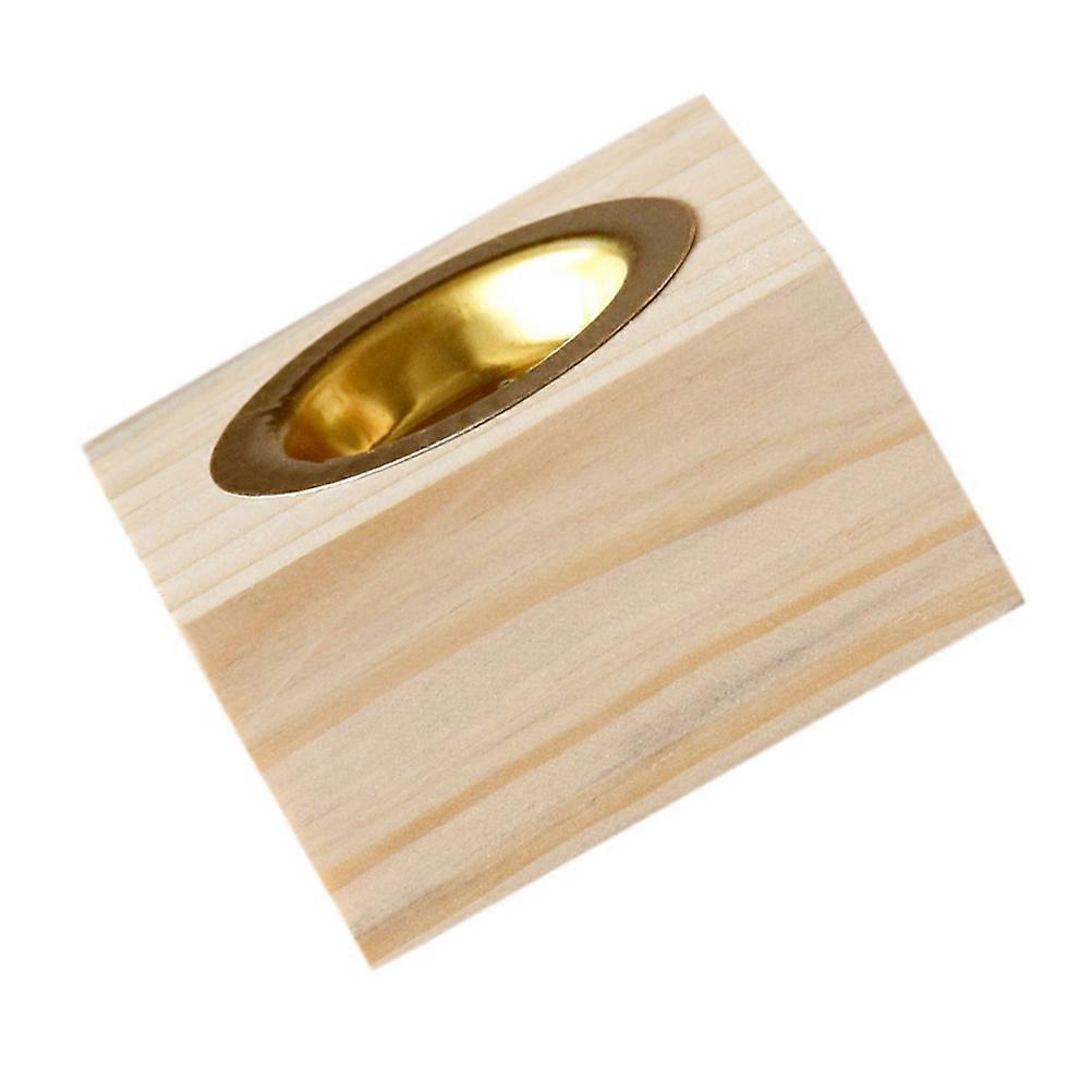 Wooden Aroma Burner Square Incense Holder for Home Use 3Pcs