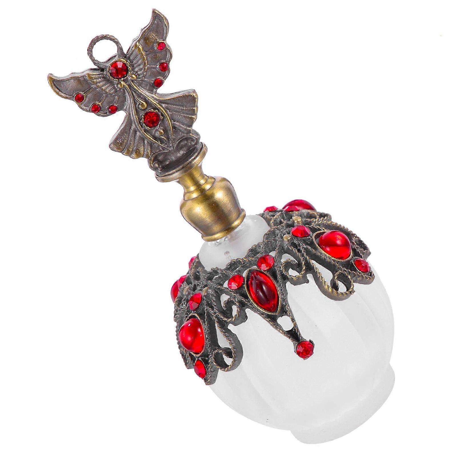 Mini Perfume Bottle Retro Perfume Bottle for Essential Oil Storage 4Pcs