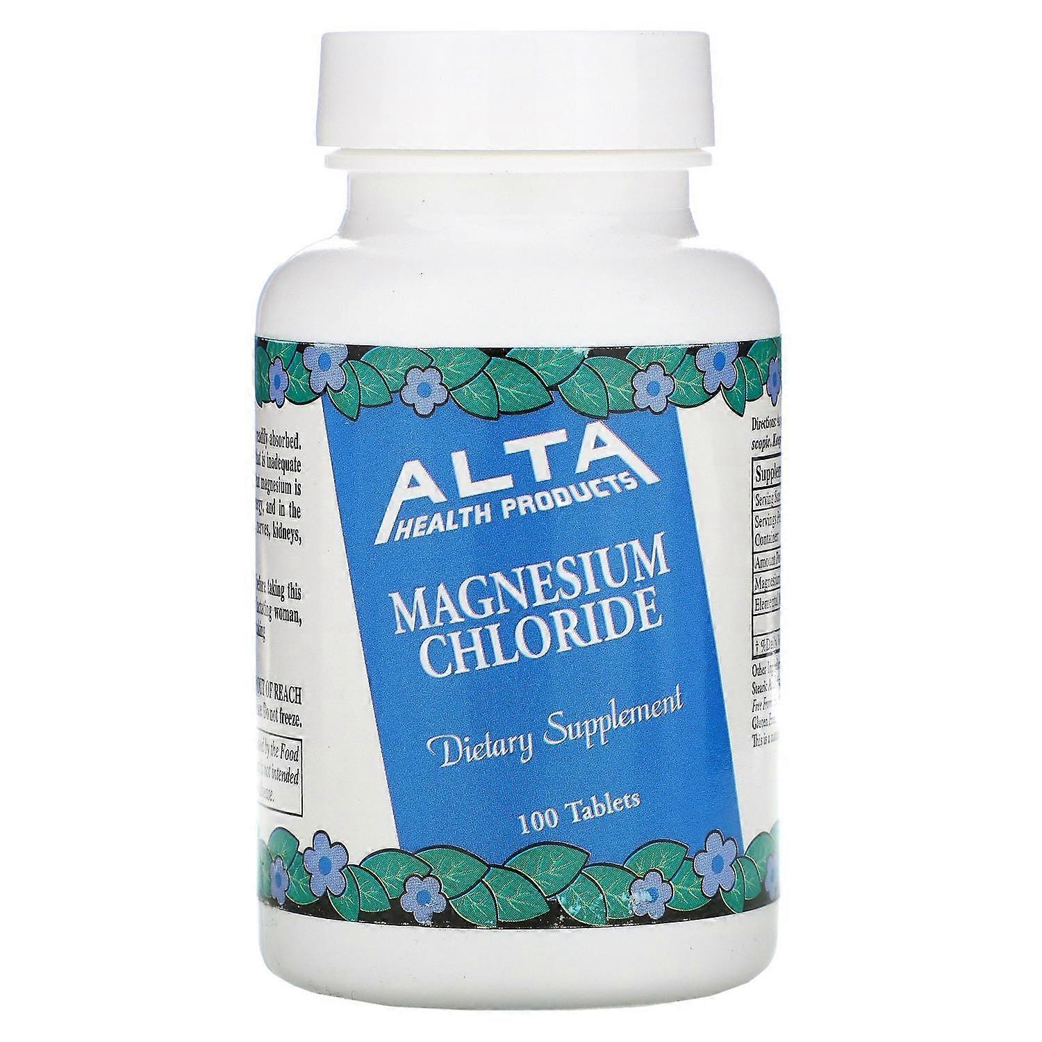 Alta Health, Magnesium Chloride, 100 Tablets
