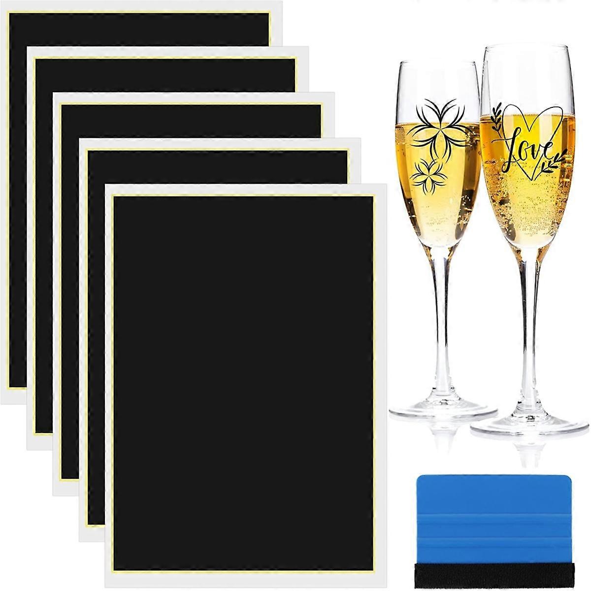 5 Pcs Engraving Marking Paper-Easy to Cut Engraving Test