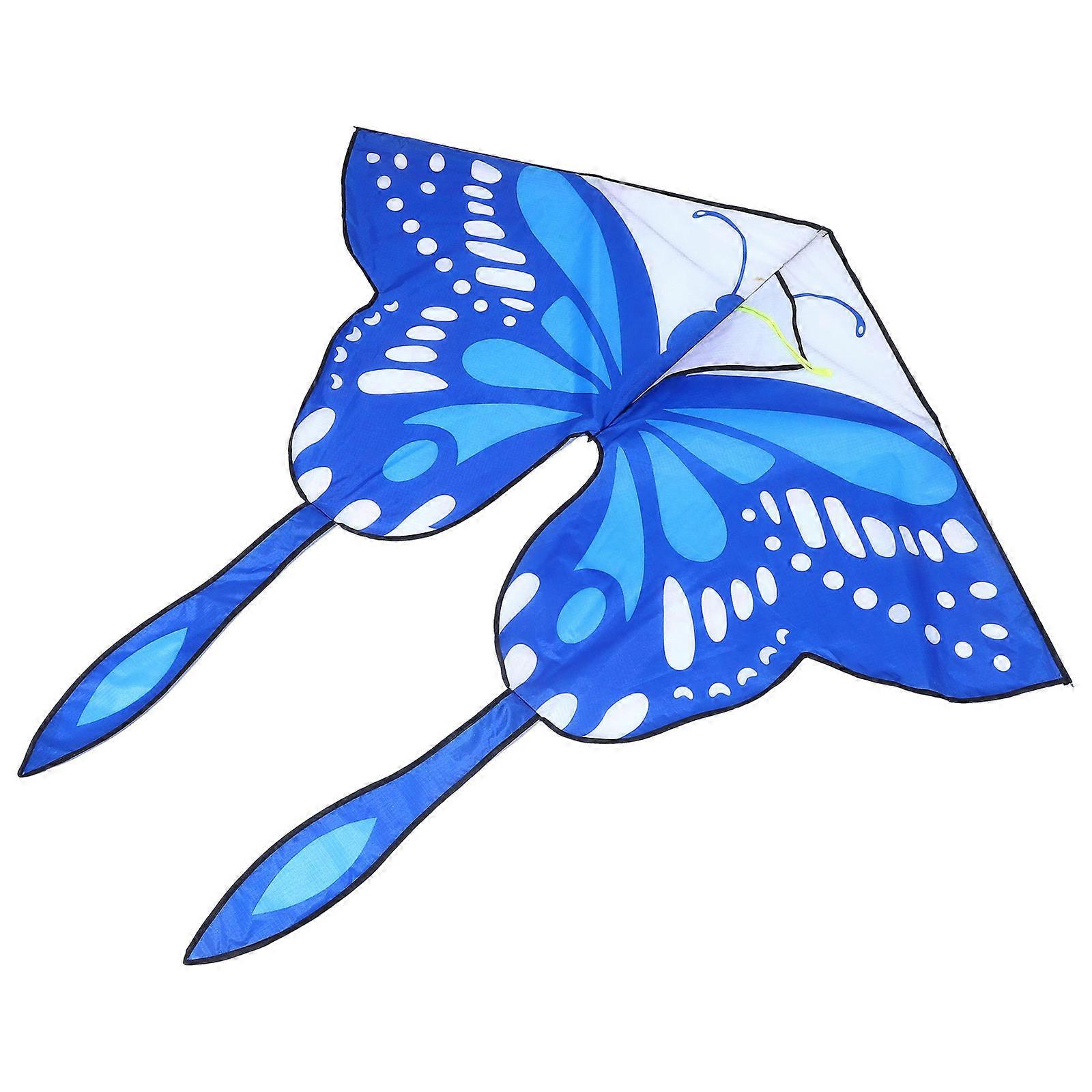 Flying Kite Toy Creative Shaped Kite for Kids Playing 1Pcs Blue