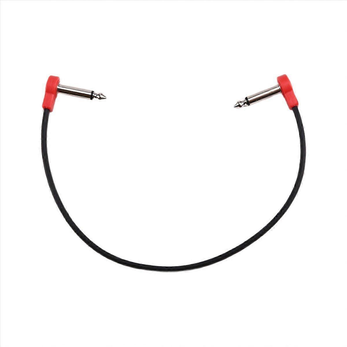 Câble de guitare 30 cm Câble de pédale d'effet 6,35 mm Câble de patchs de pédale Câble de patchs d'effet