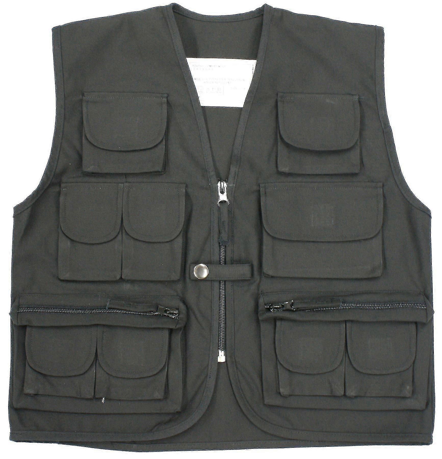 Neue Kinder Multi Pocket Weste Weste Armee Uniform