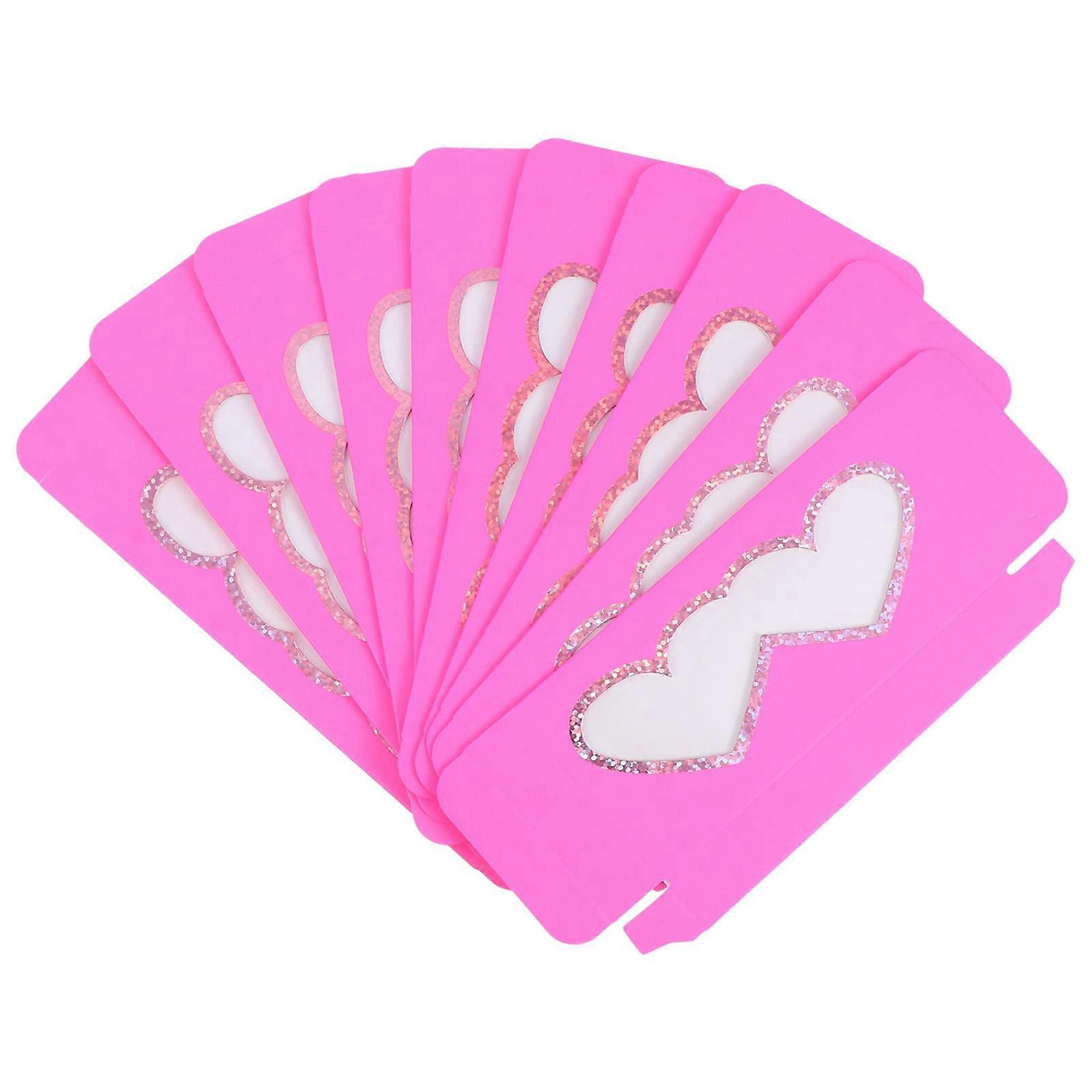 False Eyelash Packaging Box Paper Lash Case for Storage 10Pcs