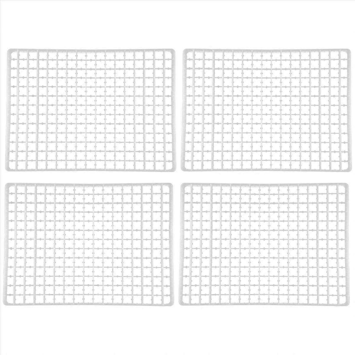 4 قطع 221 صينية بيض السمان صينية حاضنة لوازم بلاستيكية زراعية