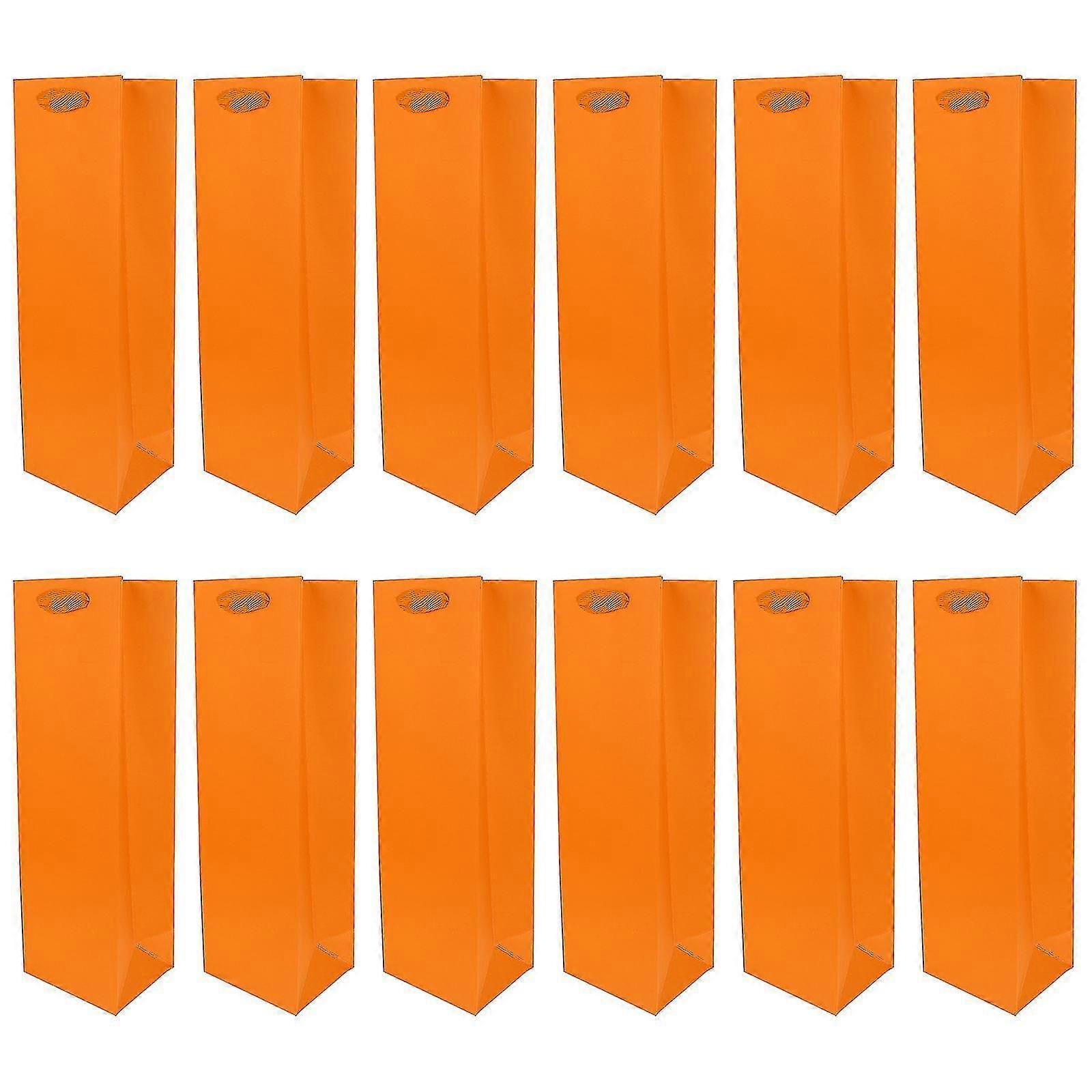 12pcs High-end flaske poser tykke papirposer dekorative poser for rødvin
