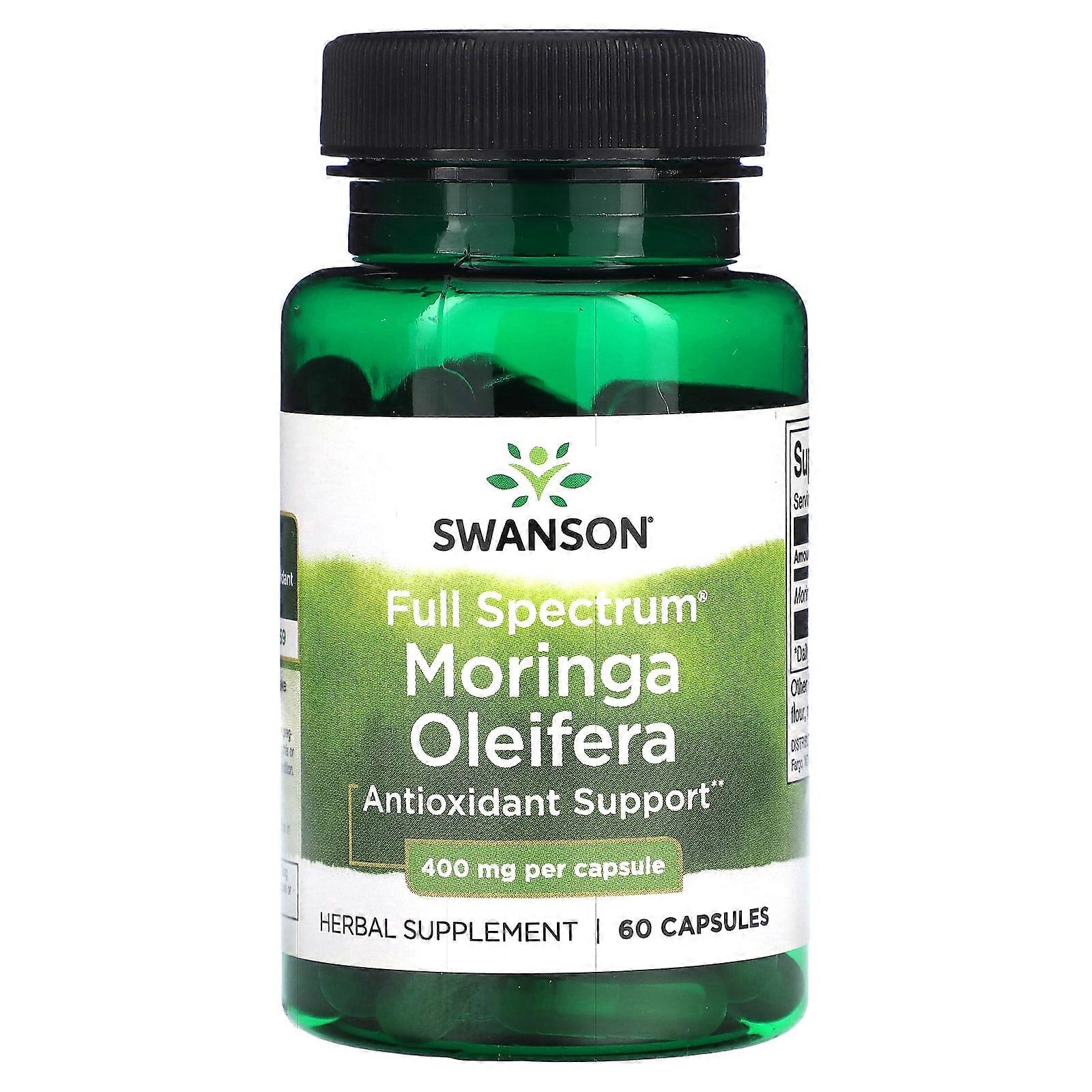 Full Spectrum Moringa Oleifera, 400 mg, 60 Capsules