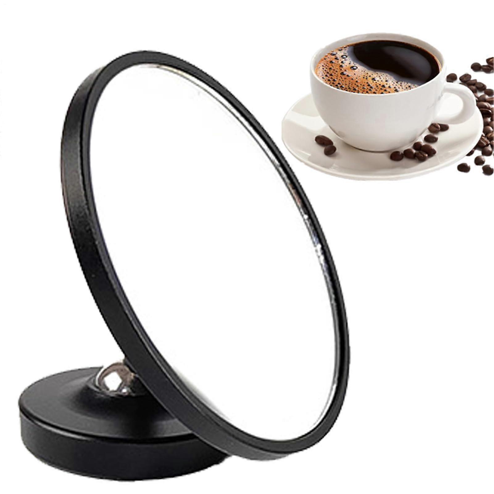 Magnetic Mirror 360Degree Rotating Reflective Mirror For Monitoring Shots Coffee Machine Accessories Black