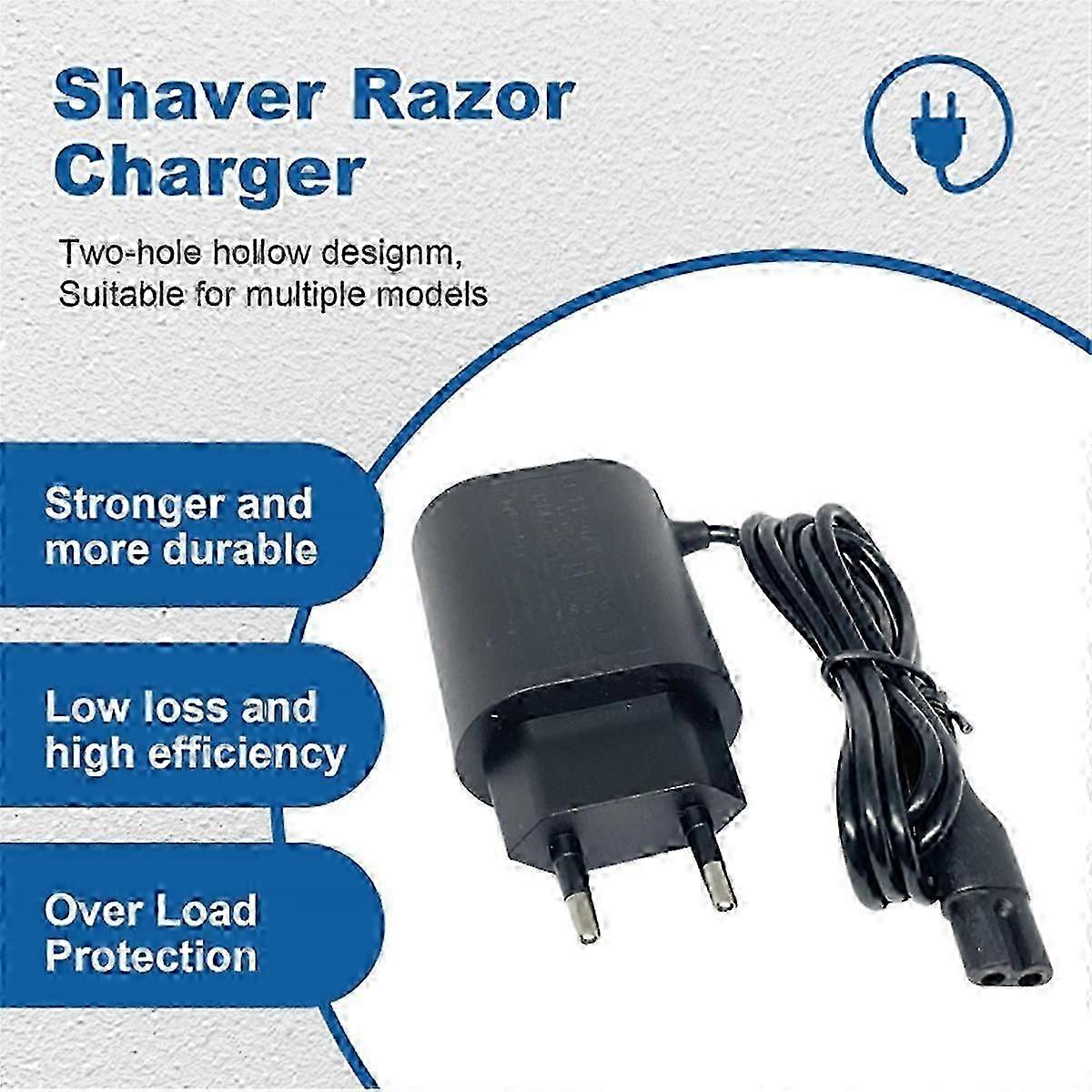 Braun Series S3 S5 S7 S8 S9 Replacement Shaver Charger 12V 0.4A Power Adapter for Electric Shavers
