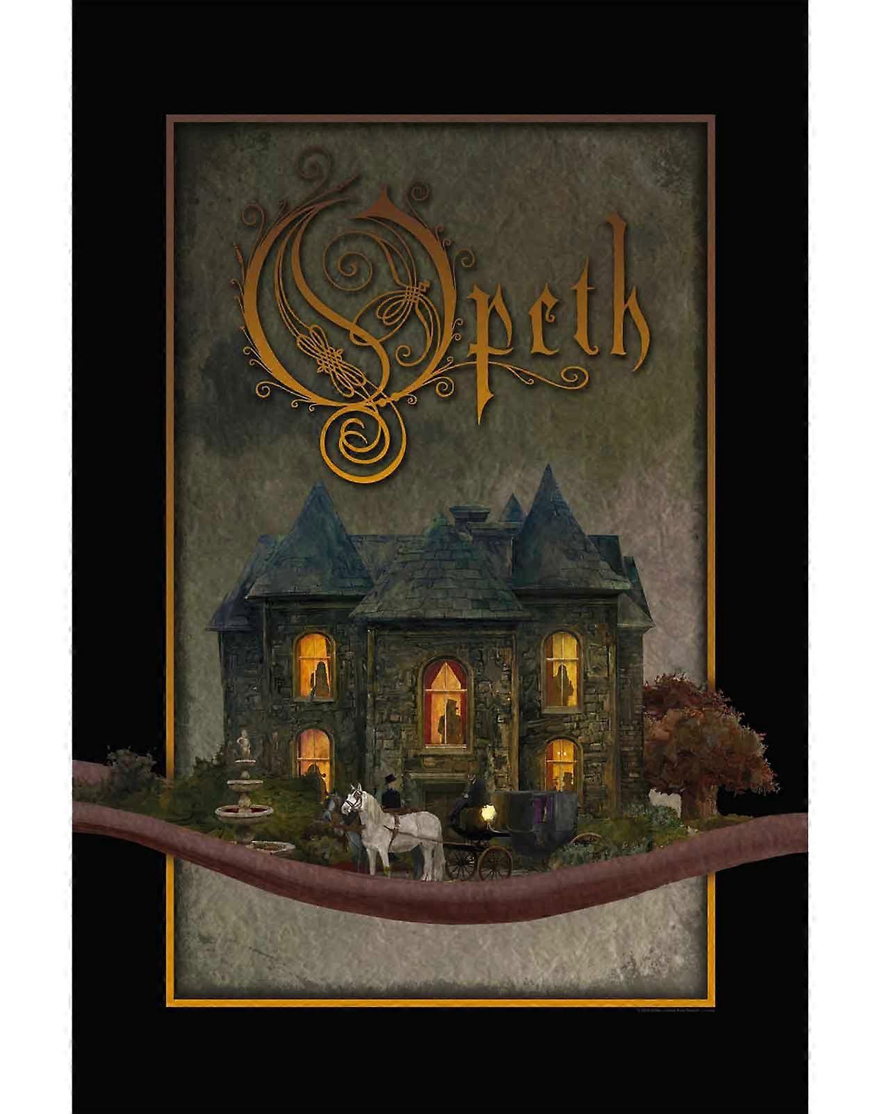 Opeth In Caude Venenum Textile Poster