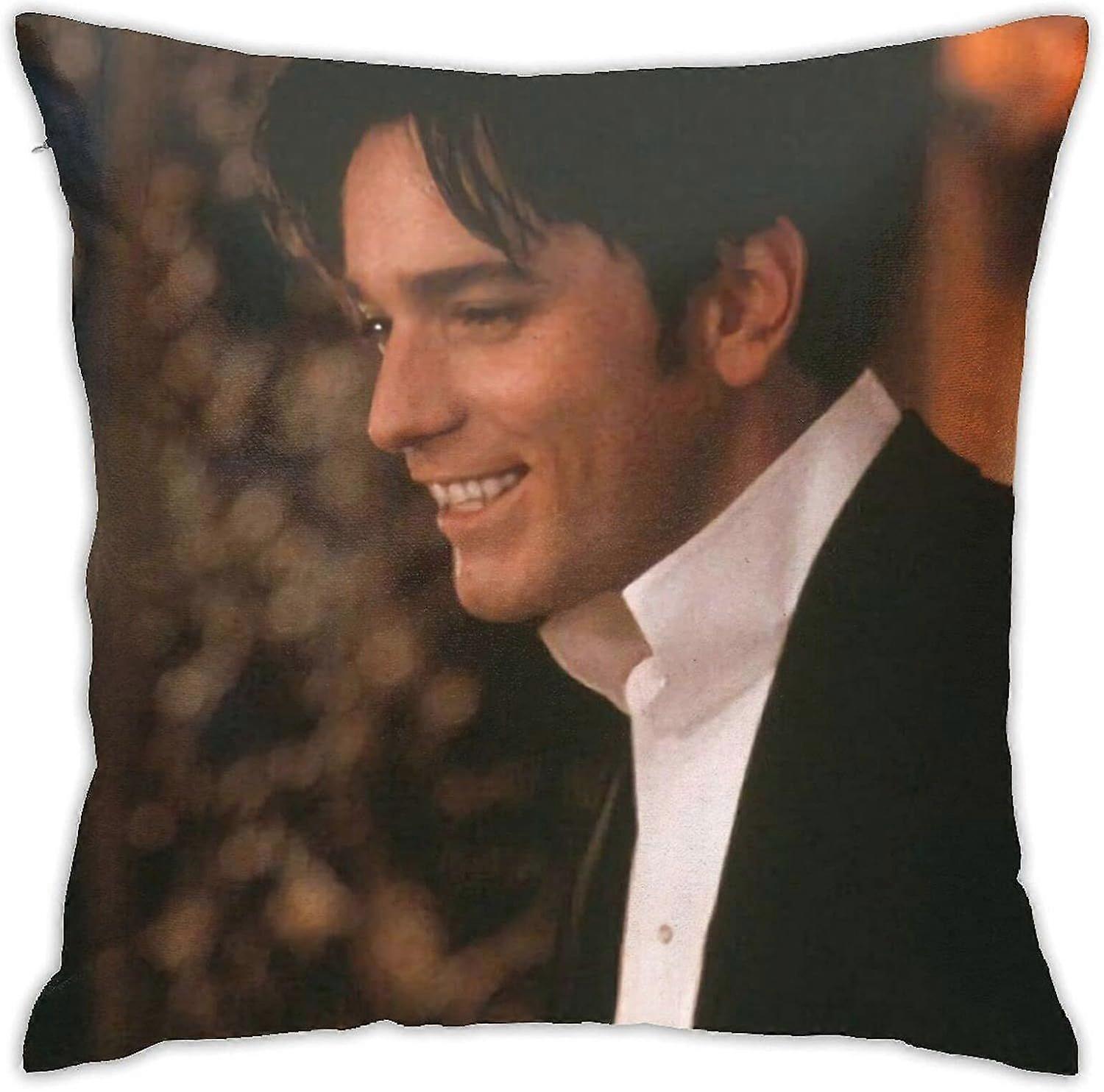 y1304ユアンマクレガー枕カバー両面印刷スロー枕カバーソフトクッションカバーリビングルーム寝室の枕カバー寮の装飾-TB2804 i