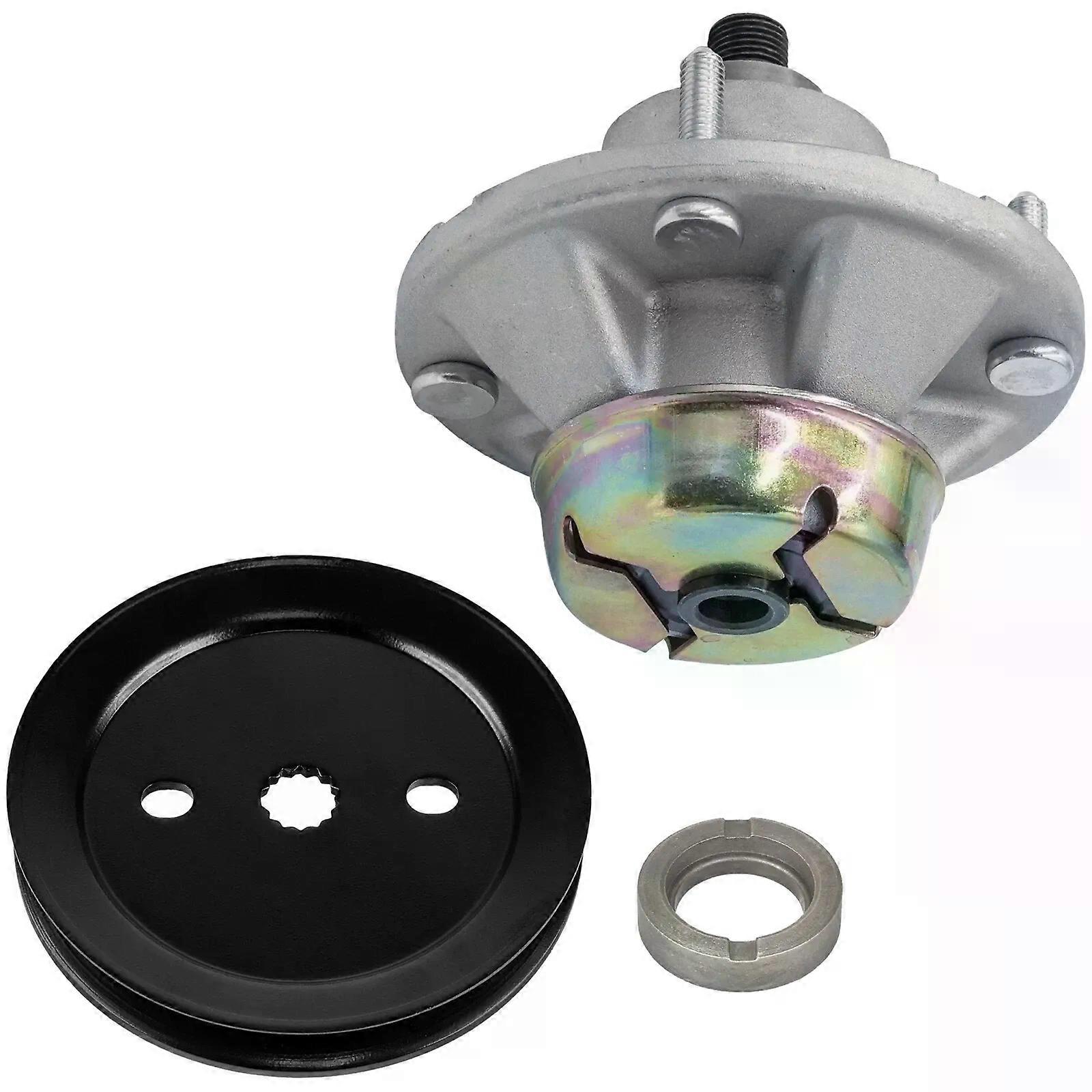 Spindle Assembly W/Pulley 48" Deck For John Deere X738 X739 X754 X758 NO.66093