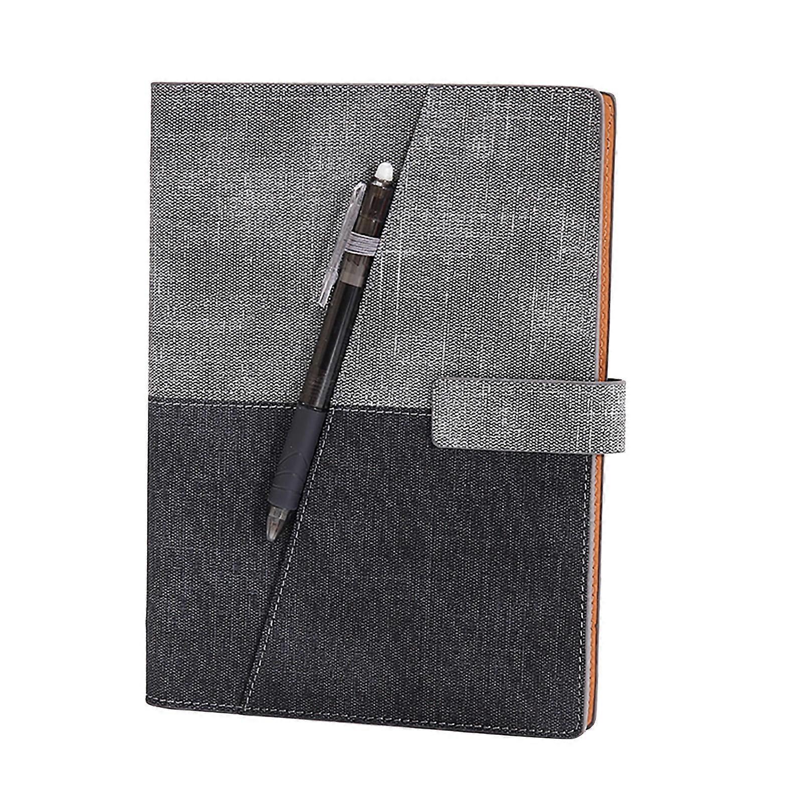 Begine Notebook Clearance,A5 Waterproof Erasable Smart Notebook Repeat Writing App Smart Record Black