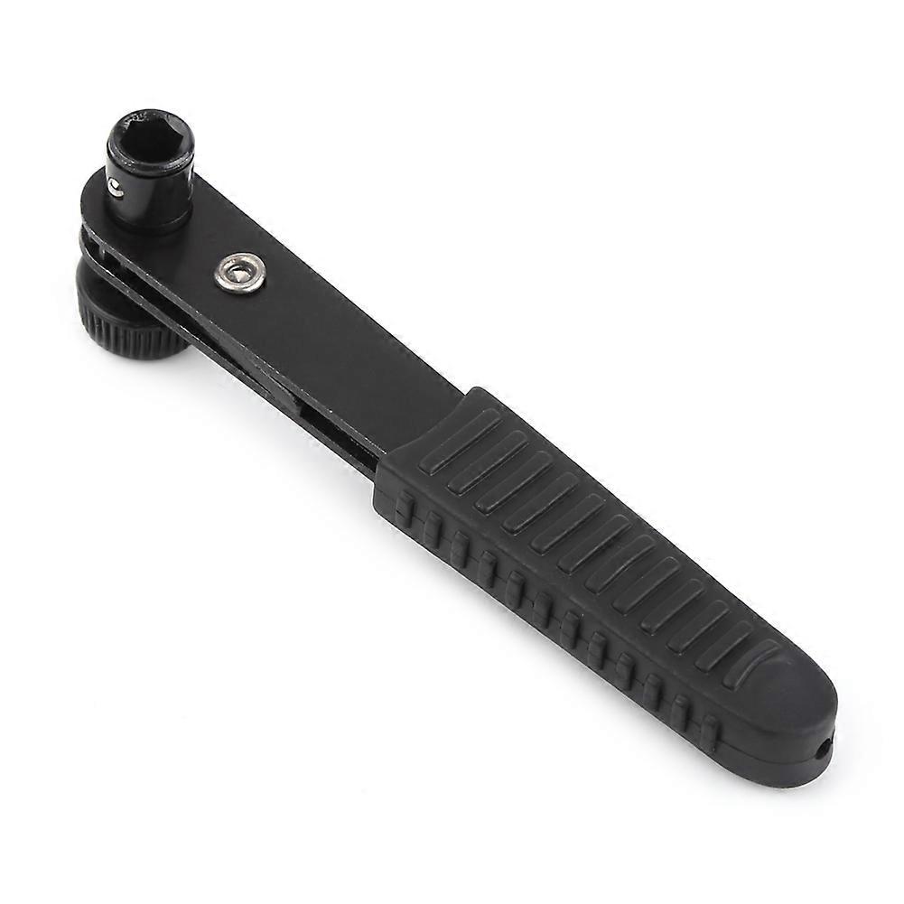1/4" Black Ratchet Wrench Screwdriver Handle for Driver Bits Quick Socket Tool