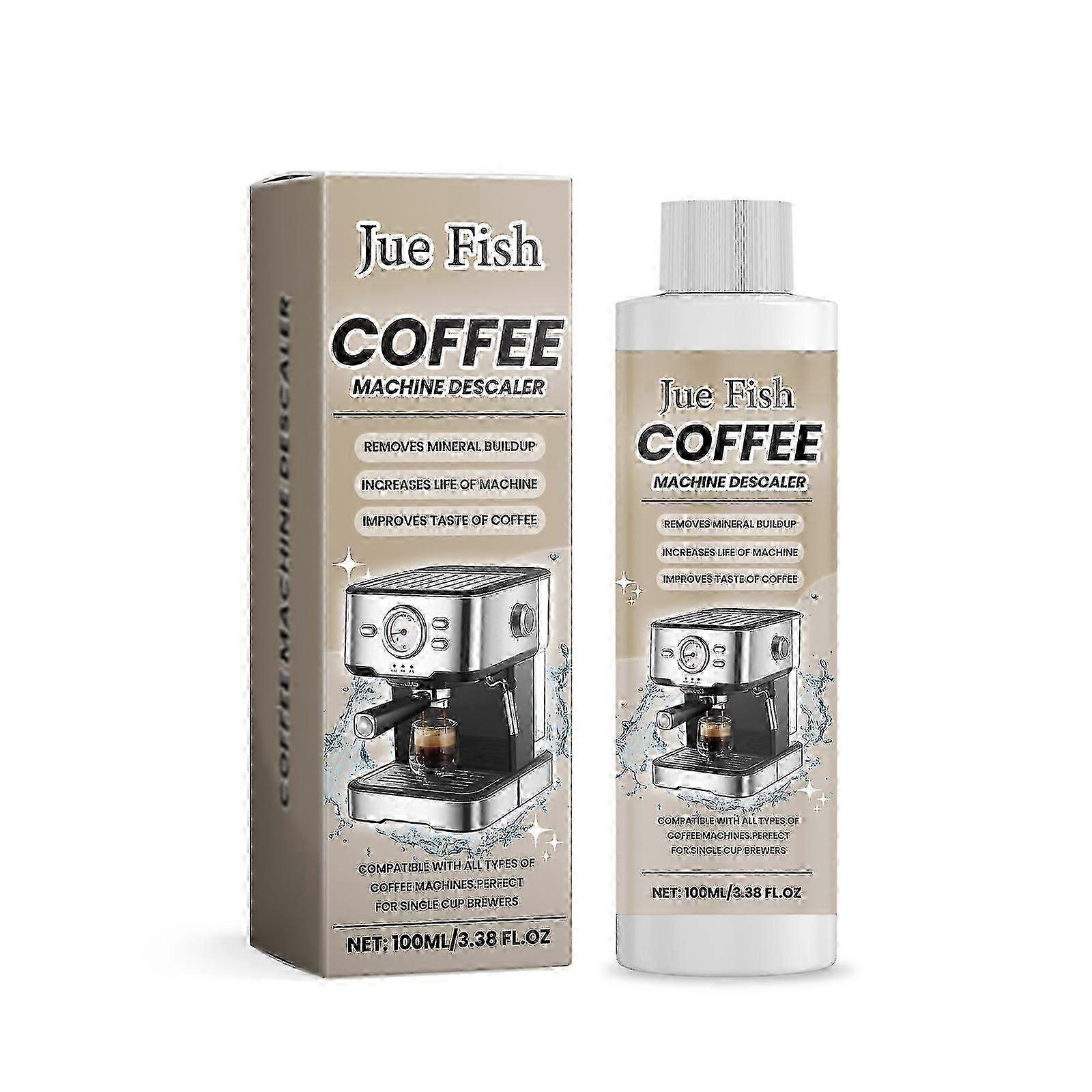 Coffee Machine Cleaner & Descaler, 1pcs 100ml Detergent for Deep Cleaning & Odor Removal