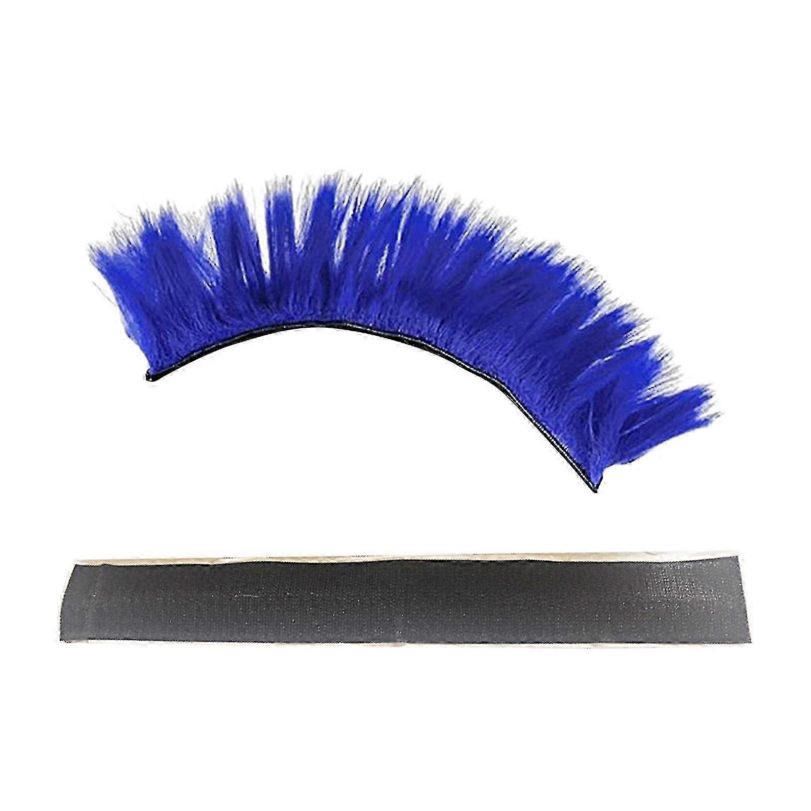 High Temperature Silk Helmet Wig - Cuttable Detachable Mohawk for Helmets