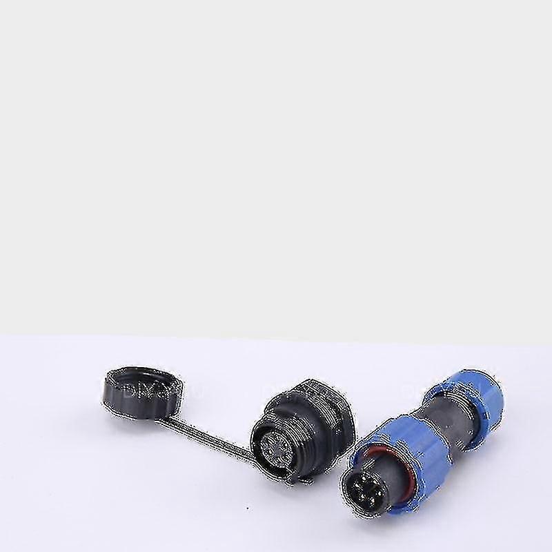 Conector impermeable Enchufe macho y receptáculo hembra 1/2/3/4/5/6/7/9 Pin Panel Mount