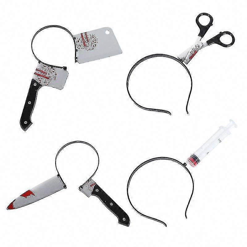 4pcs Through Headband for Halloween Decorations