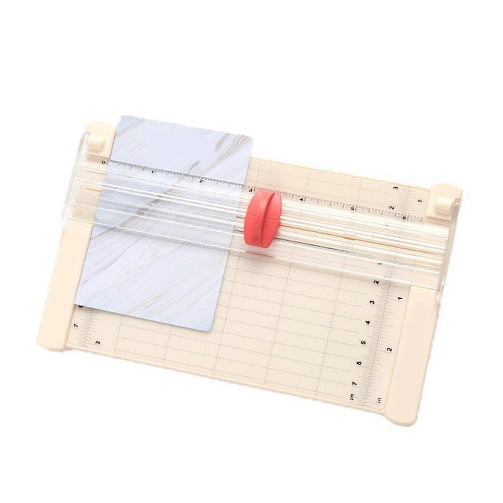 Portable Paper Cutter Multipurpose Efficient Clear Scale High Accuracy Paper Trimmer for Scrapbooking Craft Paper Photos