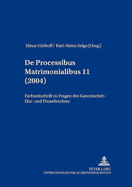 De Processibus Matrimonialibus Paperback