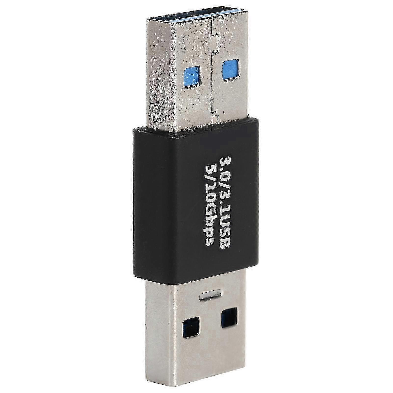 High Speed USB 3.0 TypeA Male to Male OTG Adapter Support Data Sync and Fast Charging