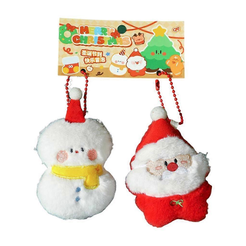 2x Xmas Tree Pendant Christmas Decorations Versatile Comfortable Bag Charms