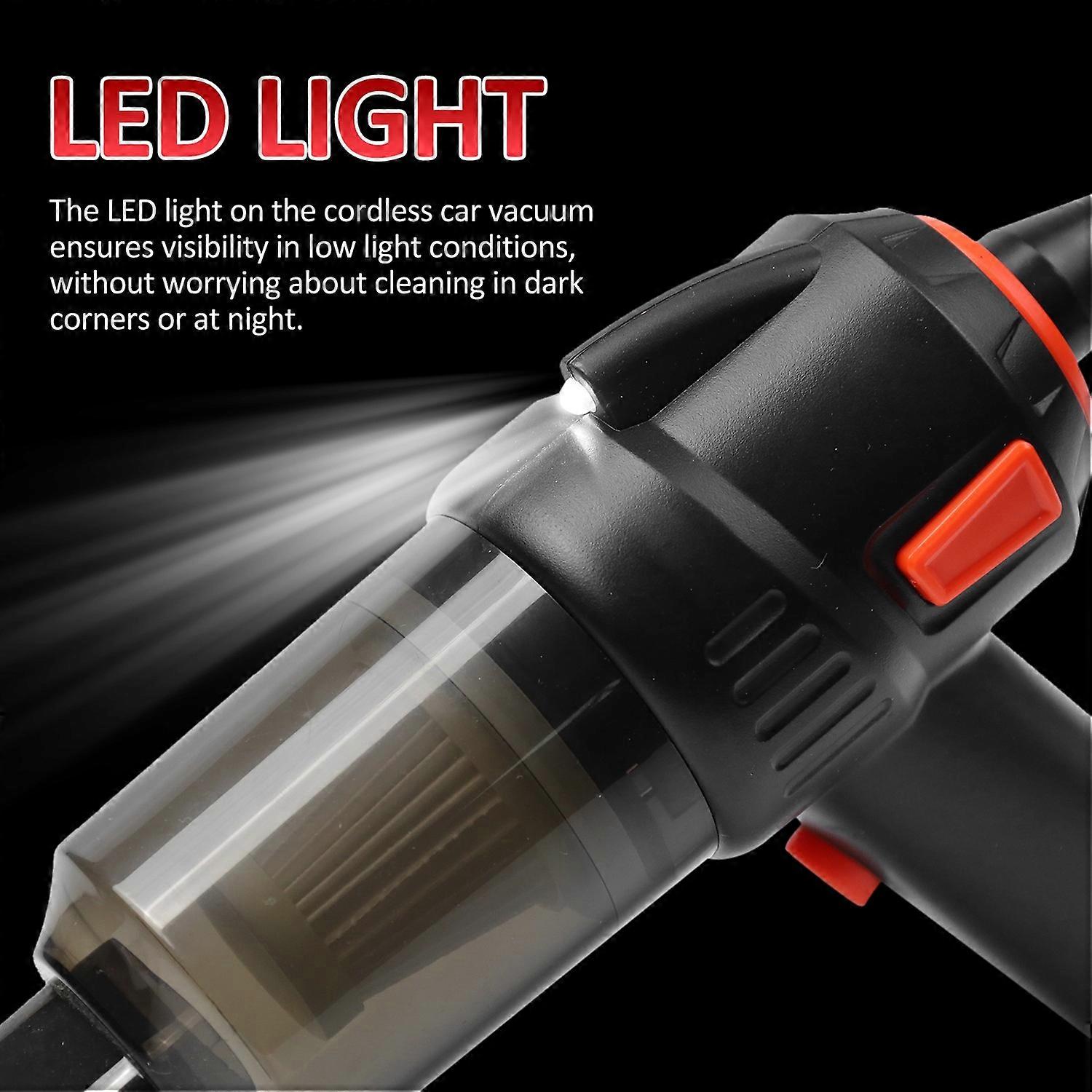 ハンドヘルド掃除機、家庭用および車のクリーニング用の3-In-1コードレスハンドヘルド掃除機、ミニポータブルRe