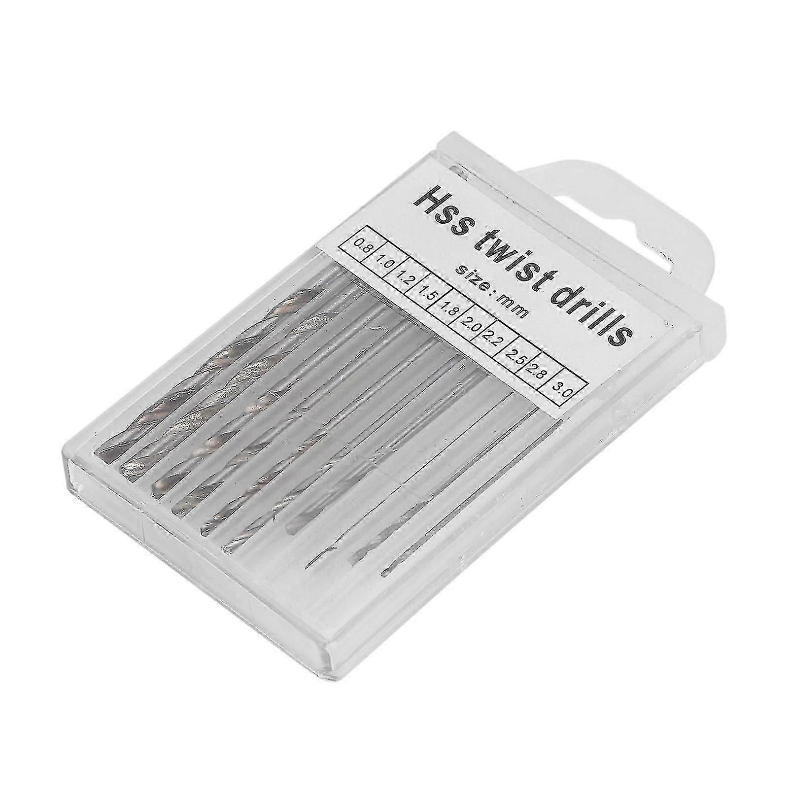 Twisted Drill Bit Set - Professional Hand Drill Bits for Watch Repairing and Processing