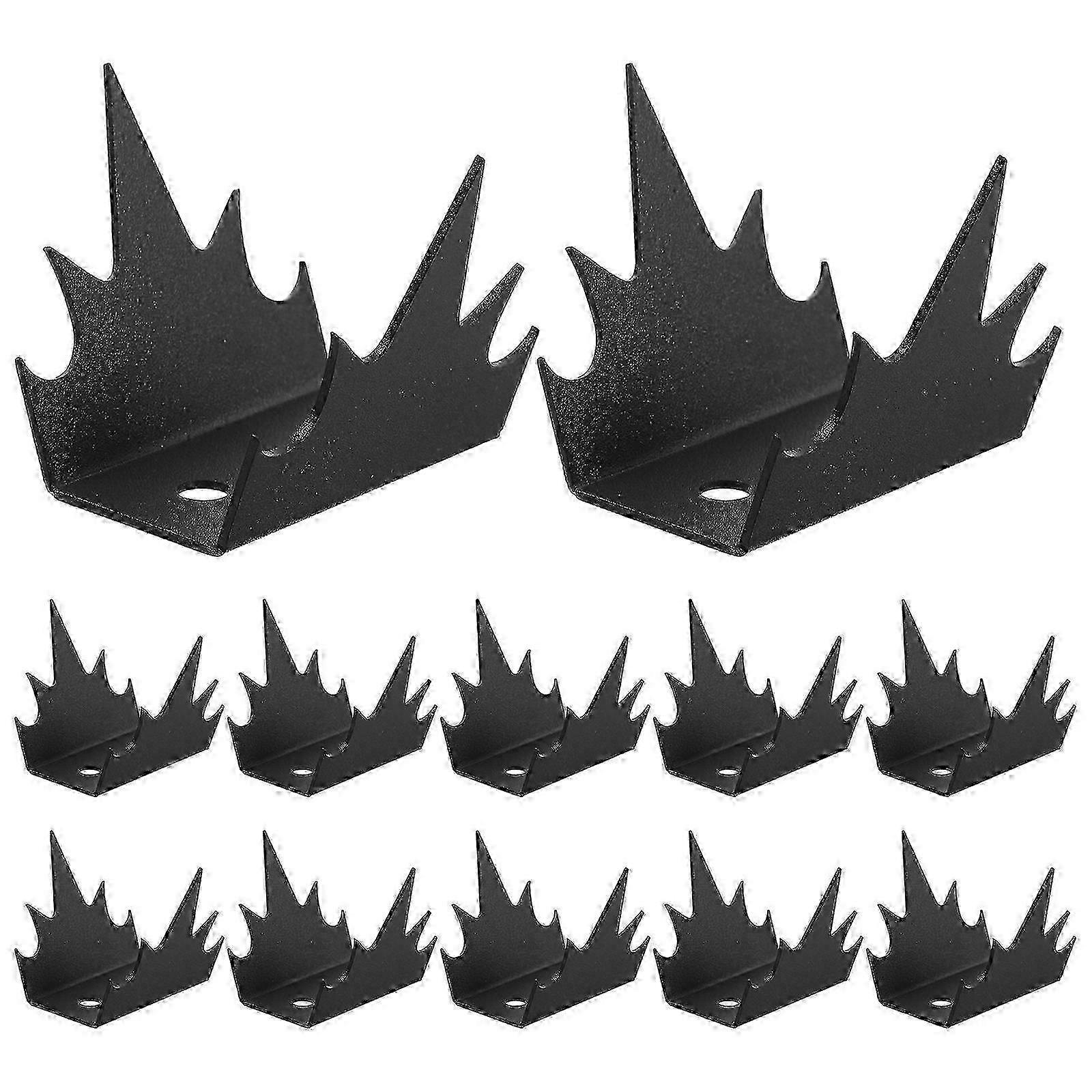 Wall Fence Spikes - Anti Climb Spikes: Set of 1, Garden Fence Deterrent Spikes, Anti-Scaling Protection