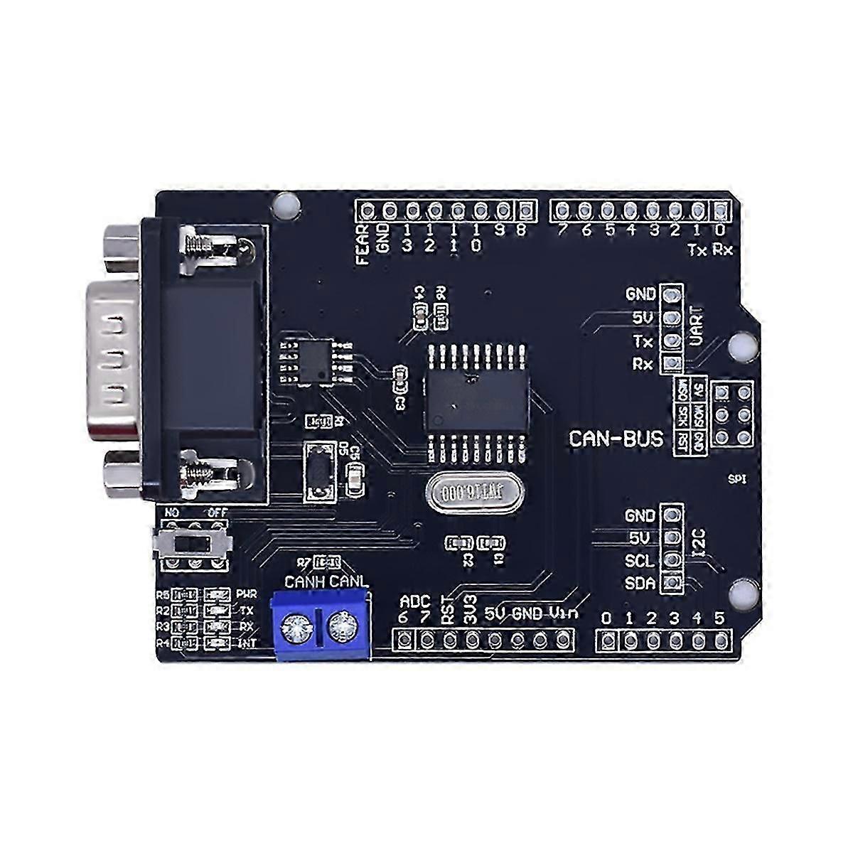 MCP2515 Can Bus Shield Development Board SPI 9 Pins Standard Sub-D CAN BUS Shield Controller for