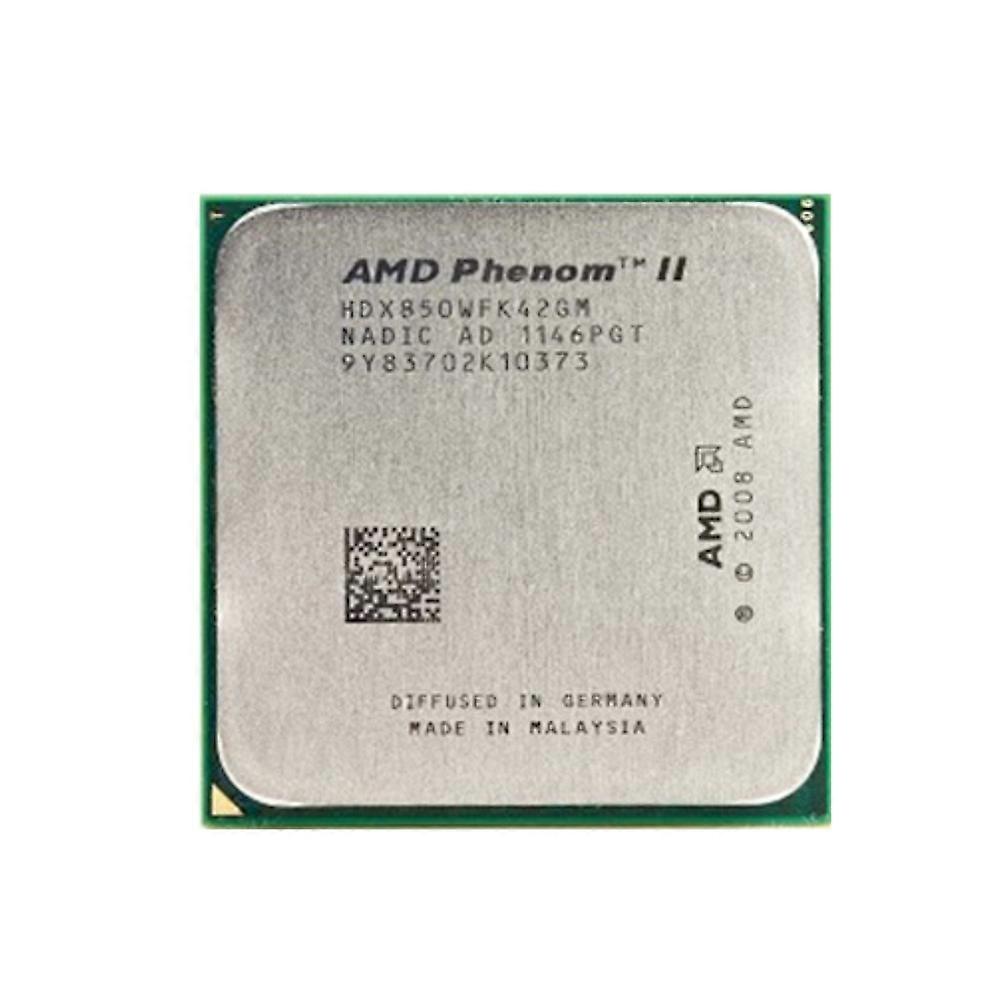 Phenom II X4 850 CPU - Socket AM3, 4 Cores, 4 Threads, 3.30GHz, 4MB L3 Cache, 95W TDP.