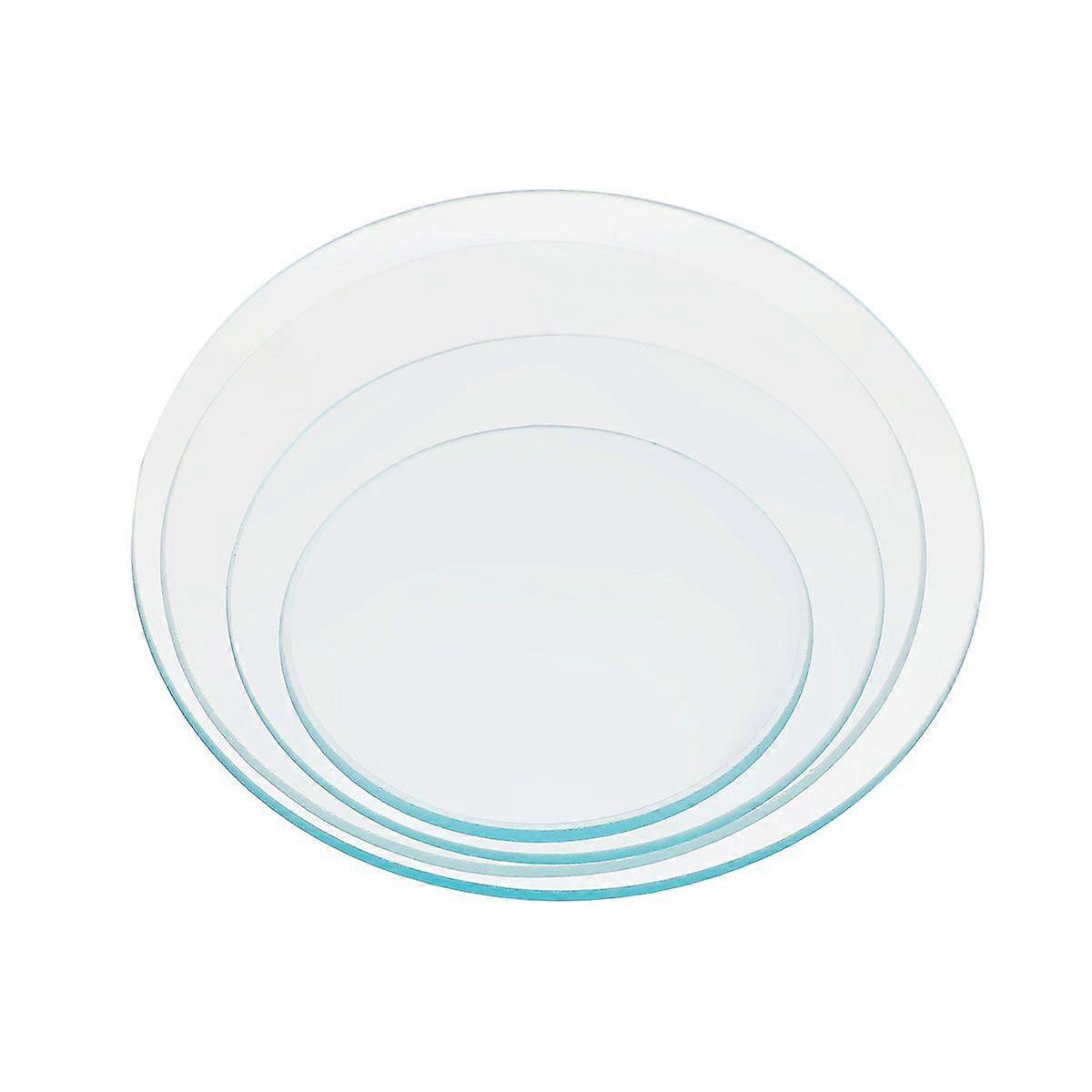 4Pcs εργαστήριο υψηλής θερμοκρασίας ανθεκτικό γυαλί ρολογιών παχιά γυαλί ρολογιών