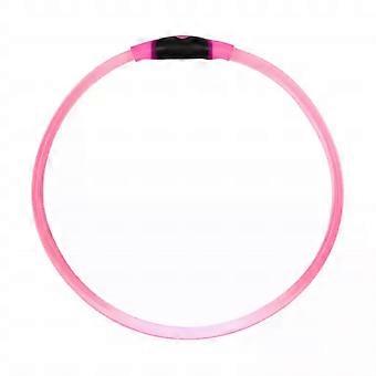 Nite Ize Nitehowl Rec – Adjustable Rechargeable LED Light Band Pink for Dogs