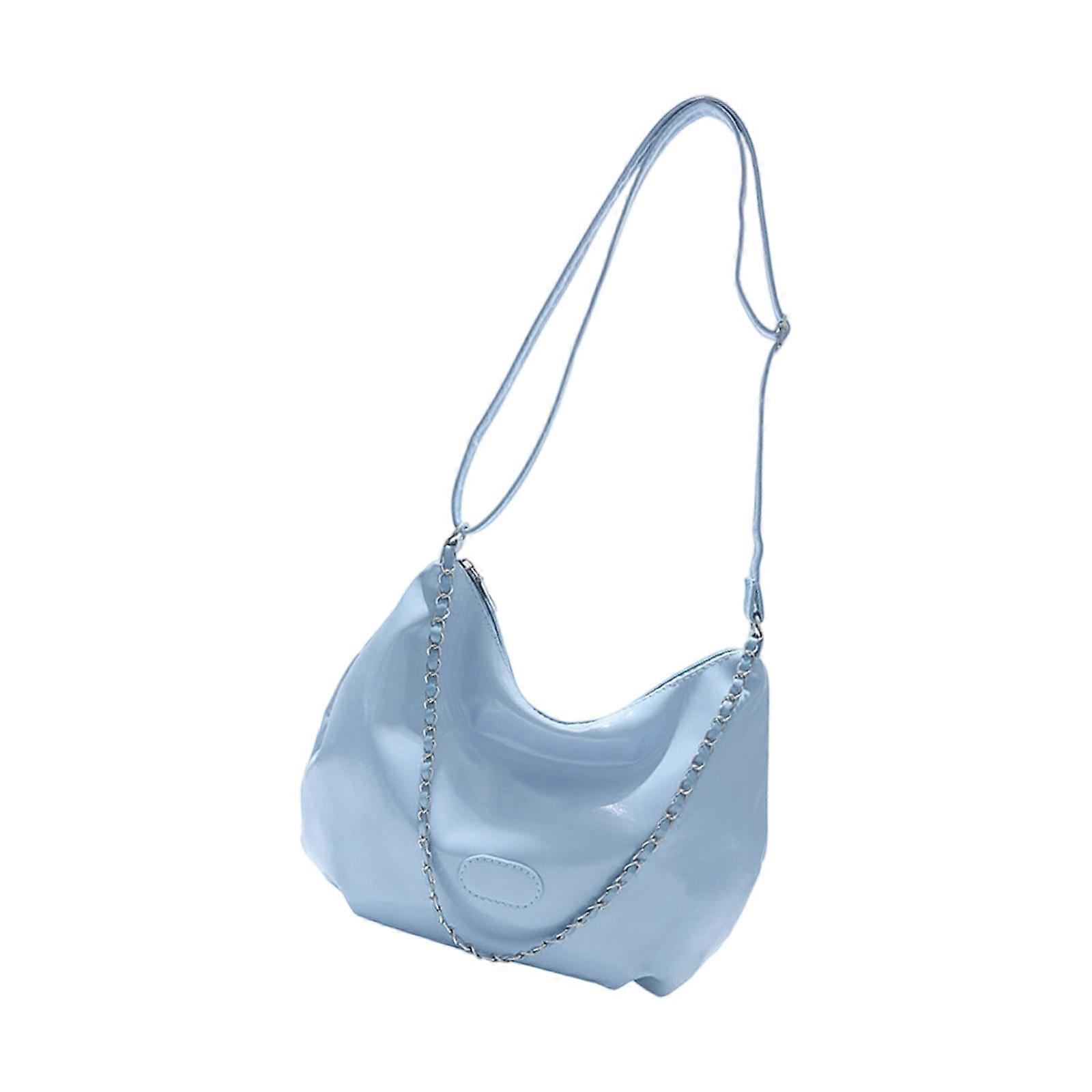 Flexible Everyday Shoulder Pack Heavy Duty Construction Generous Storage Space Compact Profile  White