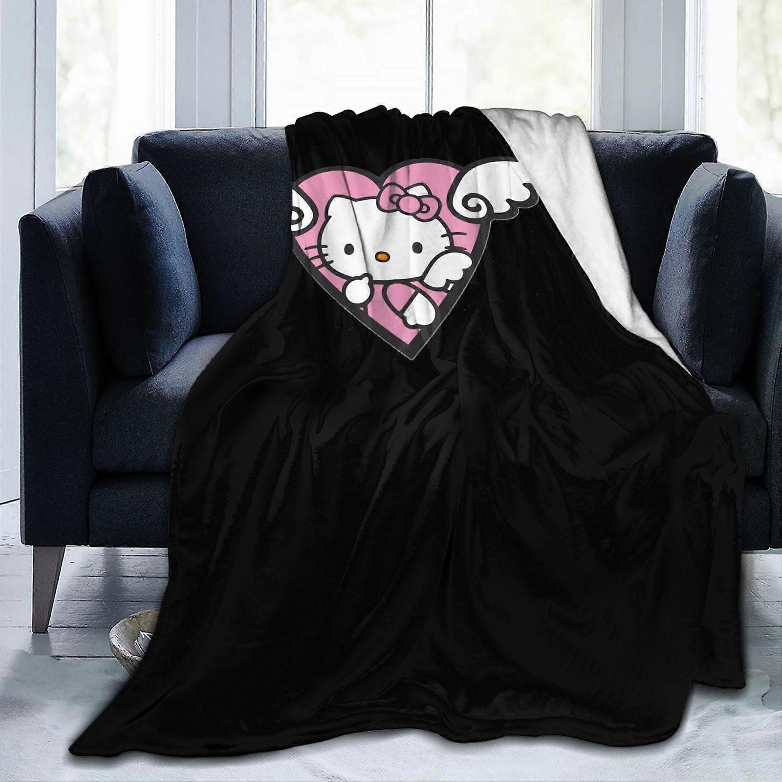 Hello Kitty Ultra-Soft Throw Blanket Extra Large, Super Soft And Warm Blankets For Couch, Sofa And Bed, Cozy, Fuzzy And Lightweight 40"X30"