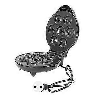 Portable Mini Electric Donut Maker Machine EU Plug 220V Black - Easy Release,  Sided Heating