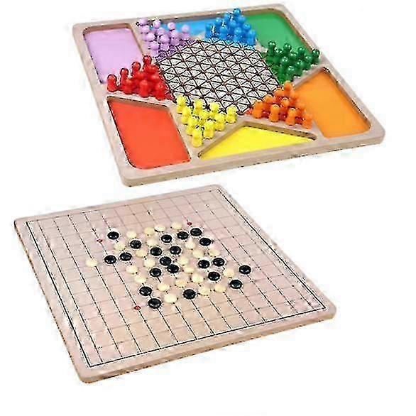 Gobang Checkers two-in-one puzzle game chess, parent-child interactive party desktop toy z