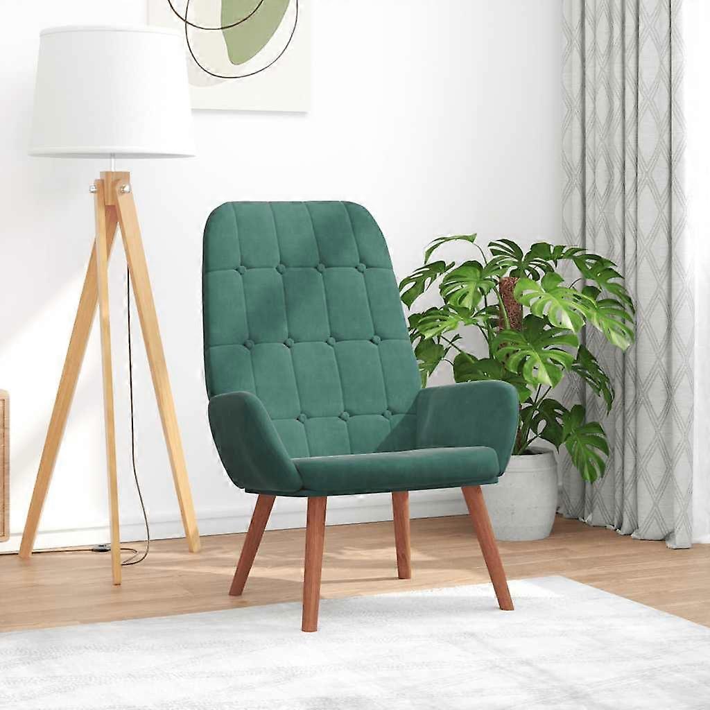 Relaxsessel Dunkelgrün Samt