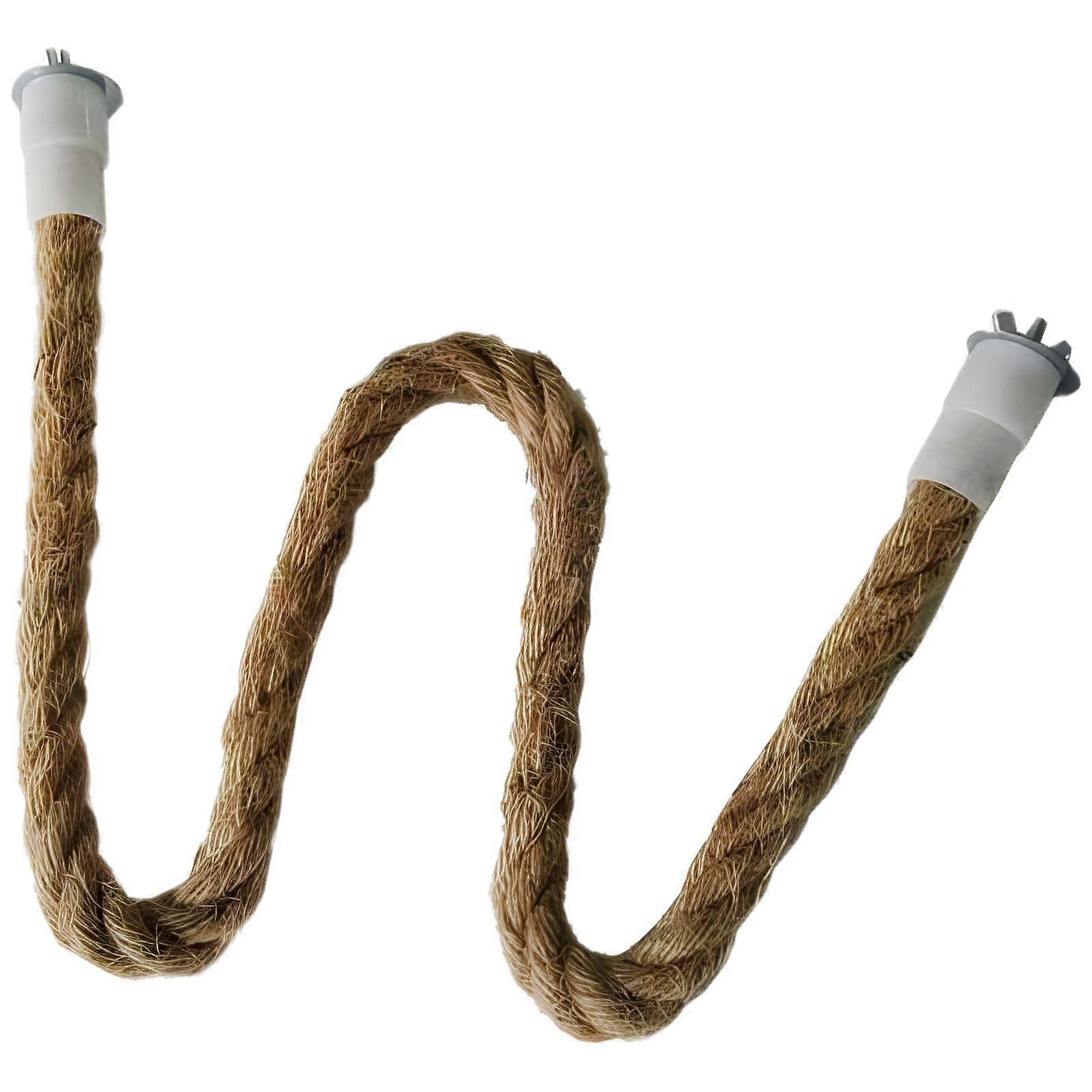 Rope Perch 40cm Cotton Chew and Climbing Toy for Medium to Large Birds