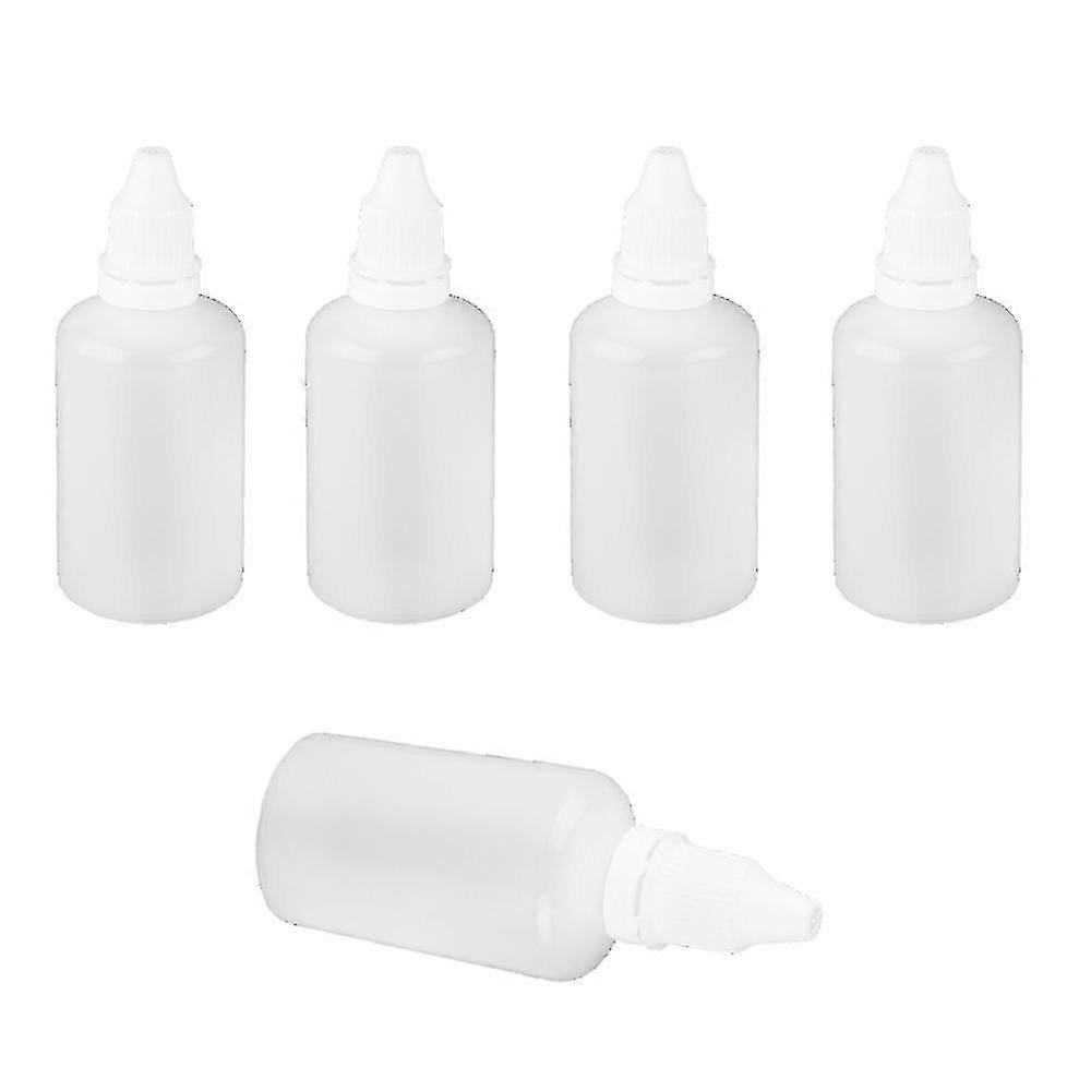 20 PCS 50ml Dropper Bottles,Eye Liquid Dropper Bottle,Empty Plastic Squeezable Eye Dropper Container
