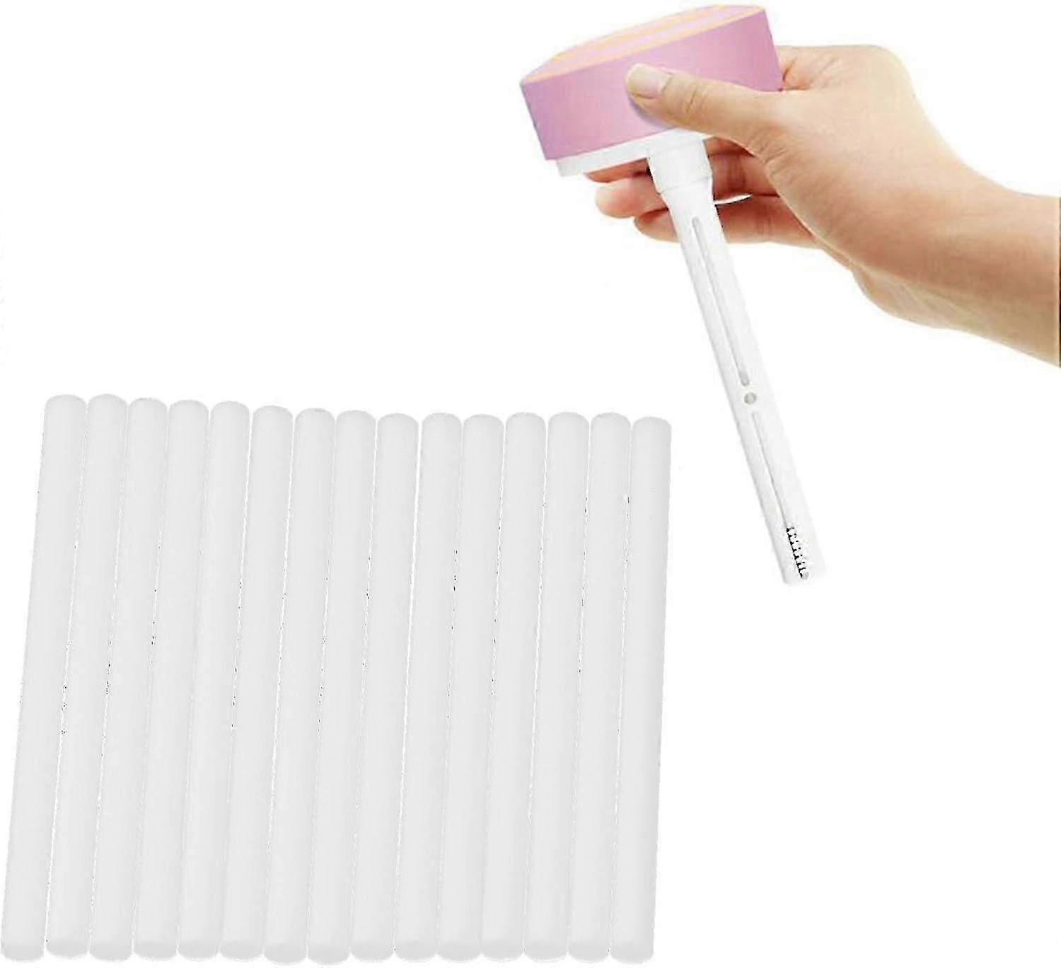 30 Pcs Humidifier Sticks Cotton Filter Refill 5x80mm Diffuser Cotton Refill Sticks Filter Wicks Repl